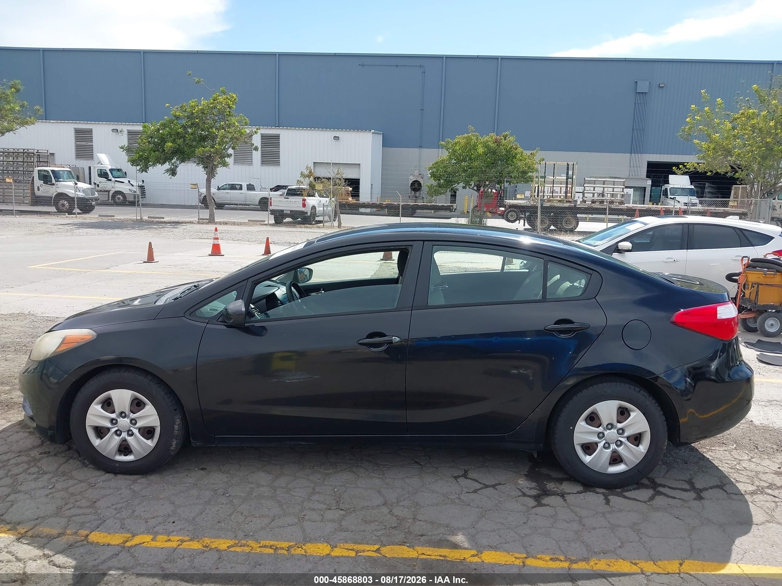 2015 Kia Forte Lx Black vin: KNAFK4A63F5284974