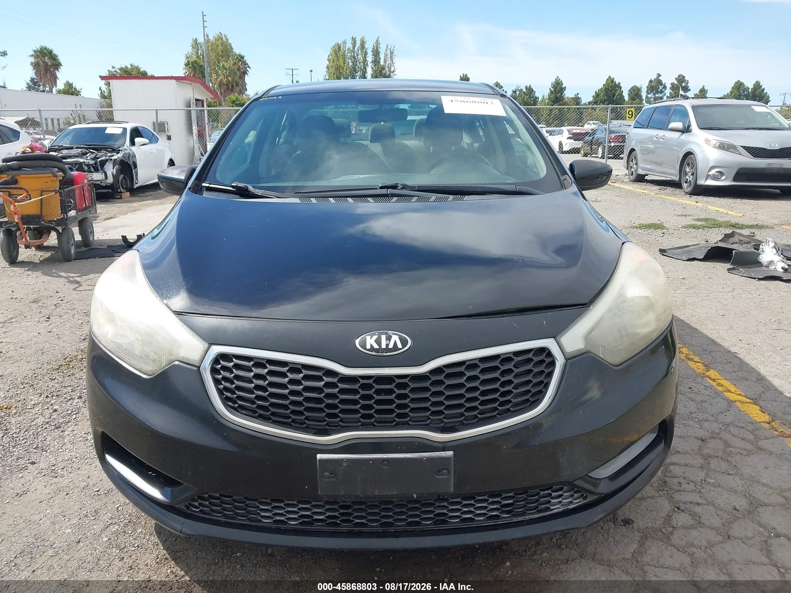 2015 Kia Forte Lx Black vin: KNAFK4A63F5284974