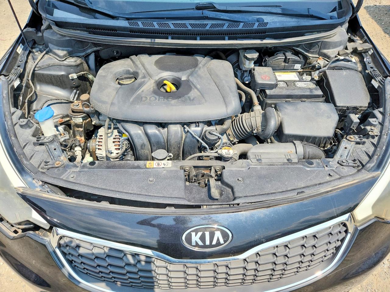 2015 Kia Forte Lx Black vin: KNAFK4A63F5289849
