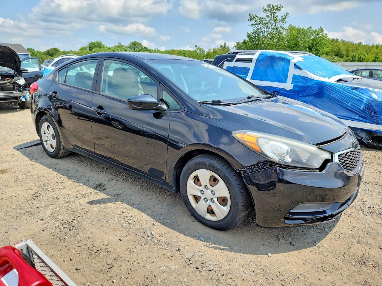 2015 Kia Forte Lx Black vin: KNAFK4A63F5289849