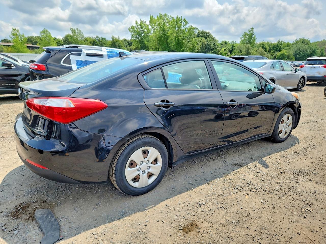 2015 Kia Forte Lx Black vin: KNAFK4A63F5289849