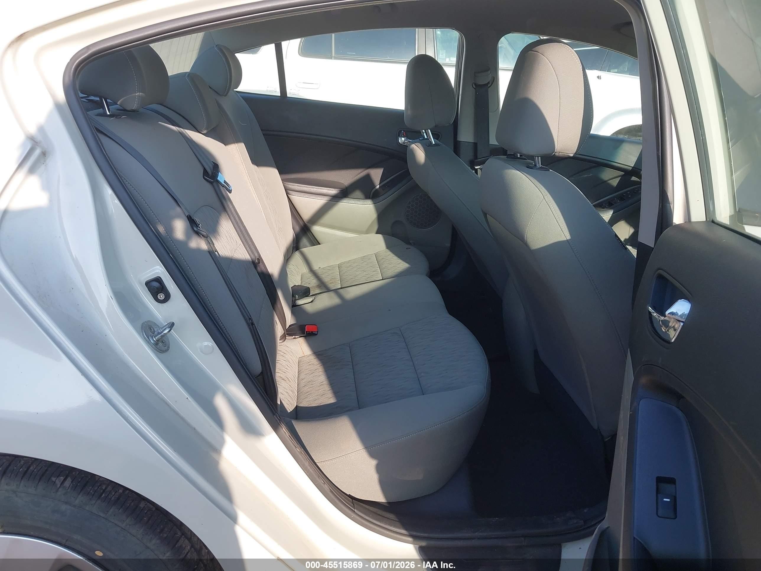 2015 Kia Forte Lx White vin: KNAFK4A63F5292198