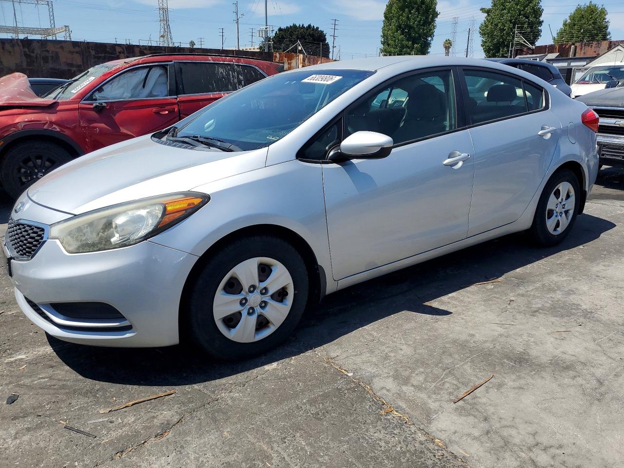 2015 Kia Forte Lx Silver vin: KNAFK4A63F5364372