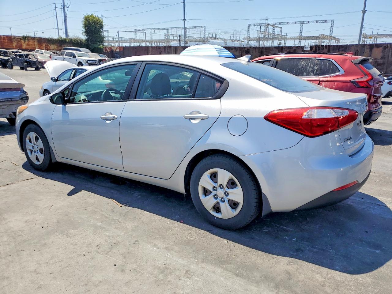 2015 Kia Forte Lx Silver vin: KNAFK4A63F5364372