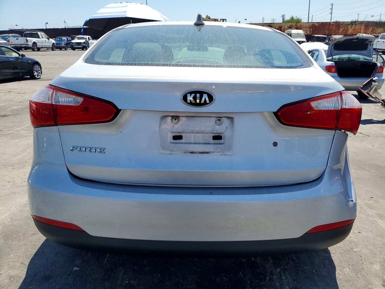 2015 Kia Forte Lx Silver vin: KNAFK4A63F5364372