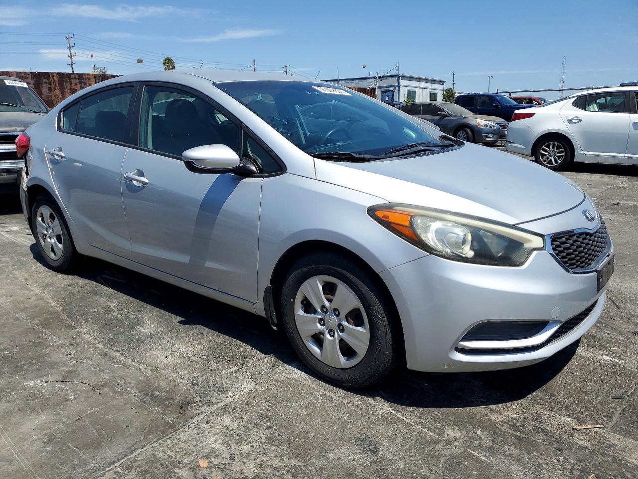 2015 Kia Forte Lx Silver vin: KNAFK4A63F5364372