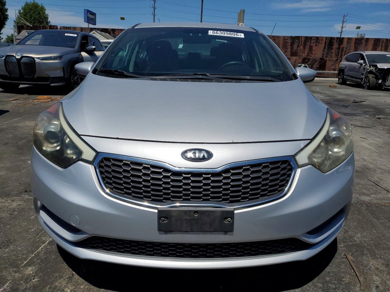 2015 Kia Forte Lx Silver vin: KNAFK4A63F5364372