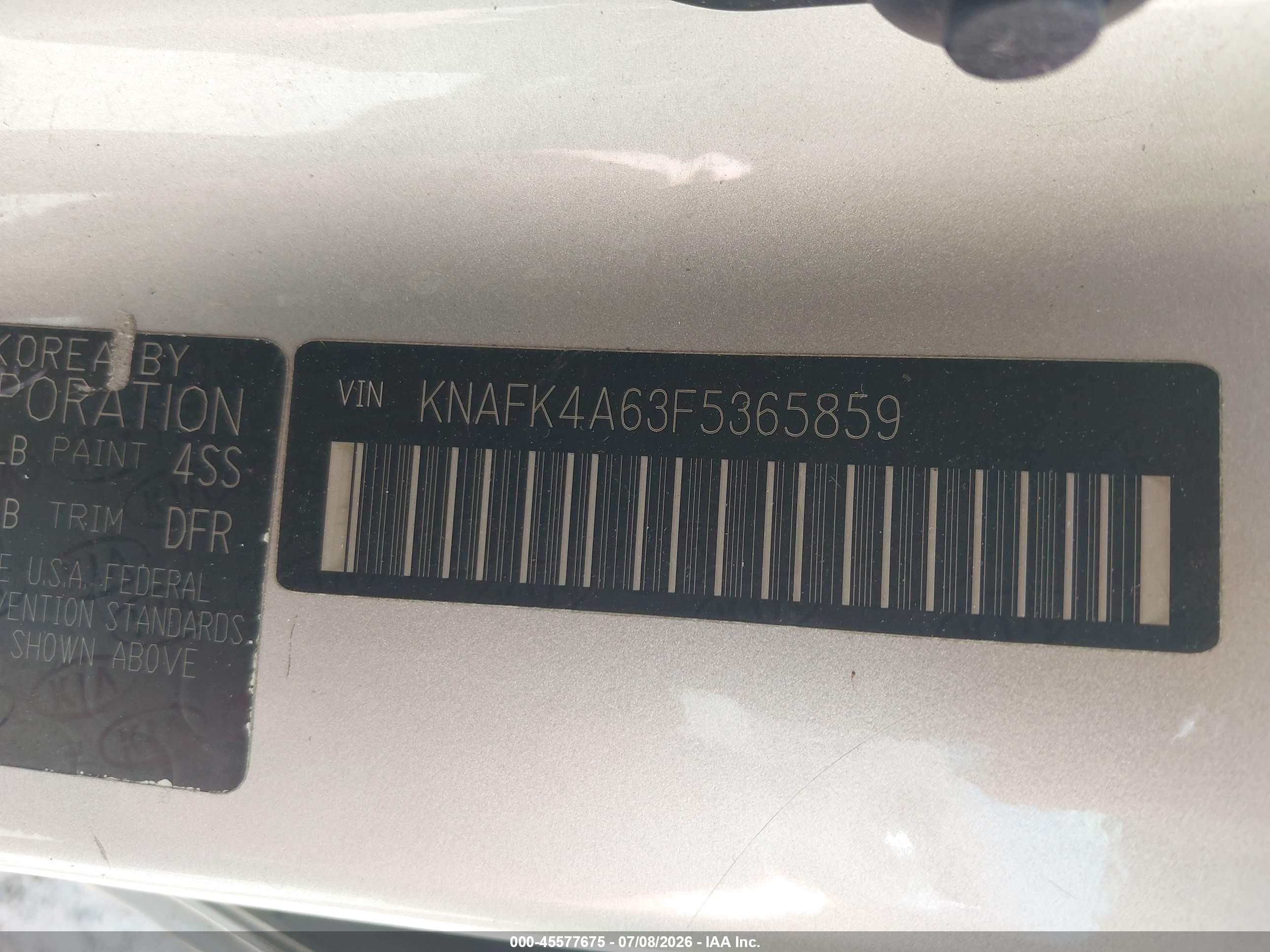 2015 Kia Forte Lx Silver vin: KNAFK4A63F5365859