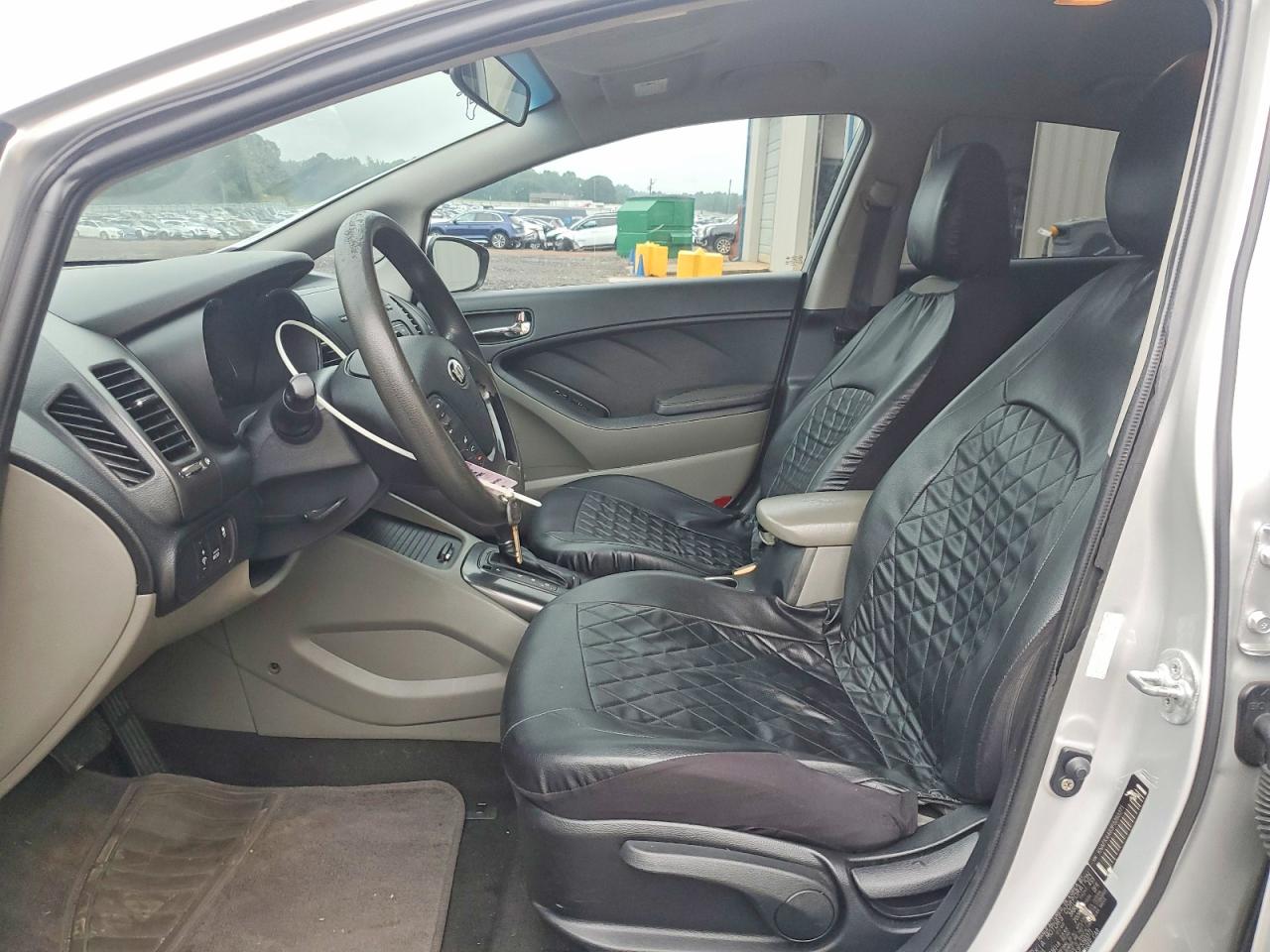 2015 Kia Forte Lx Silver vin: KNAFK4A63F5393371