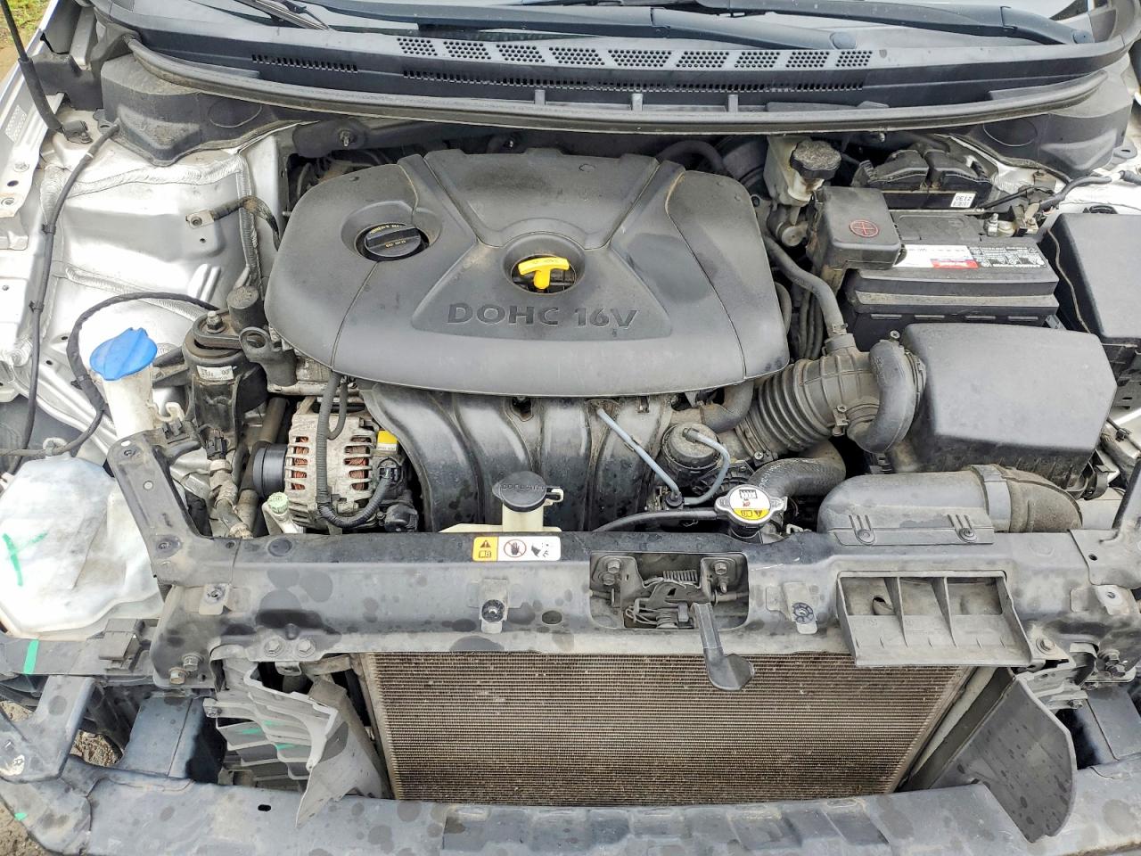 2015 Kia Forte Lx Silver vin: KNAFK4A63F5393371