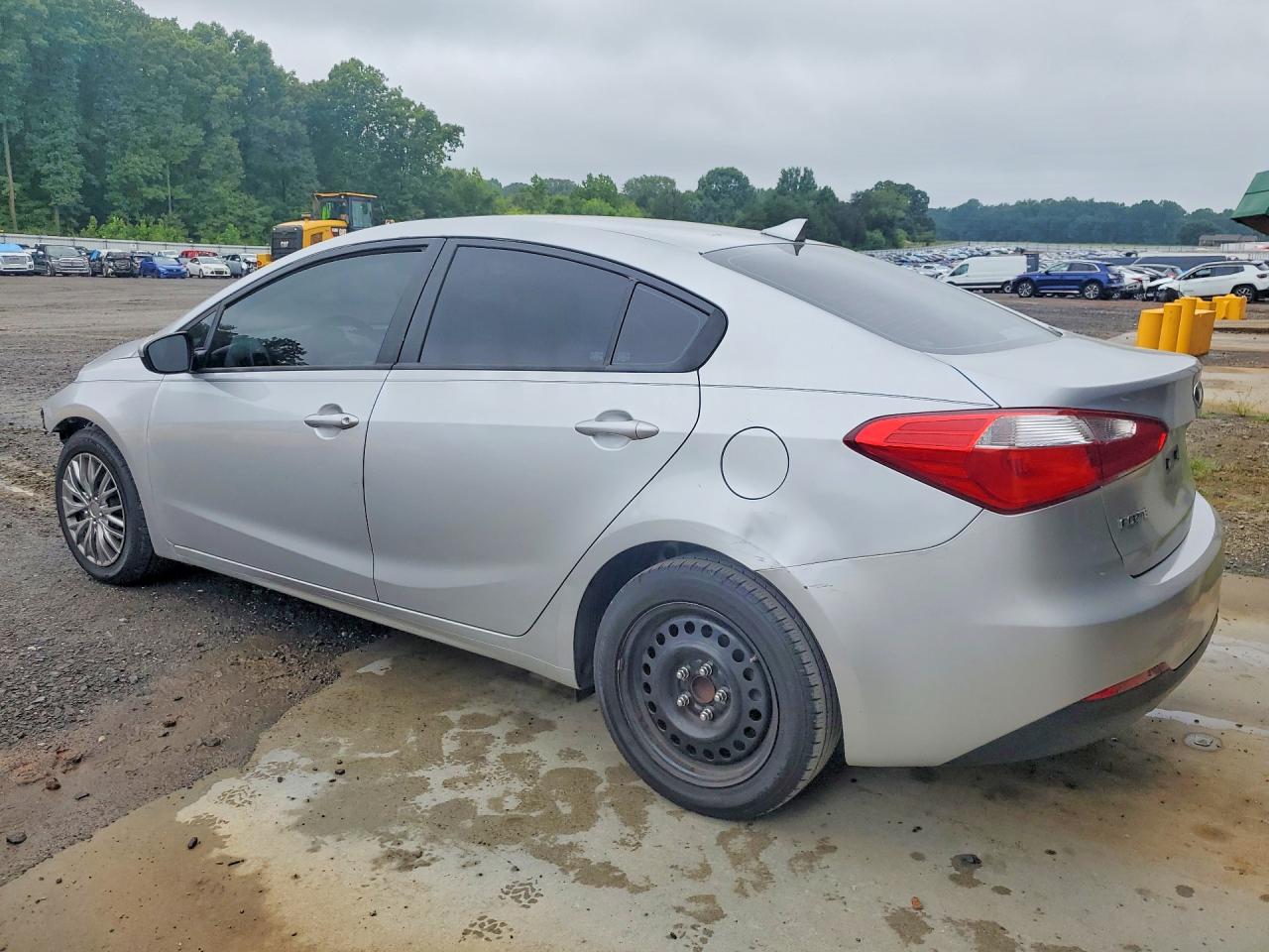 2015 Kia Forte Lx Silver vin: KNAFK4A63F5393371