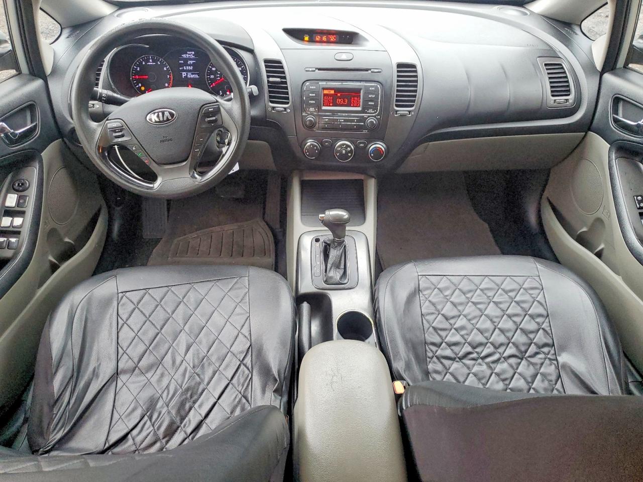 2015 Kia Forte Lx Silver vin: KNAFK4A63F5393371