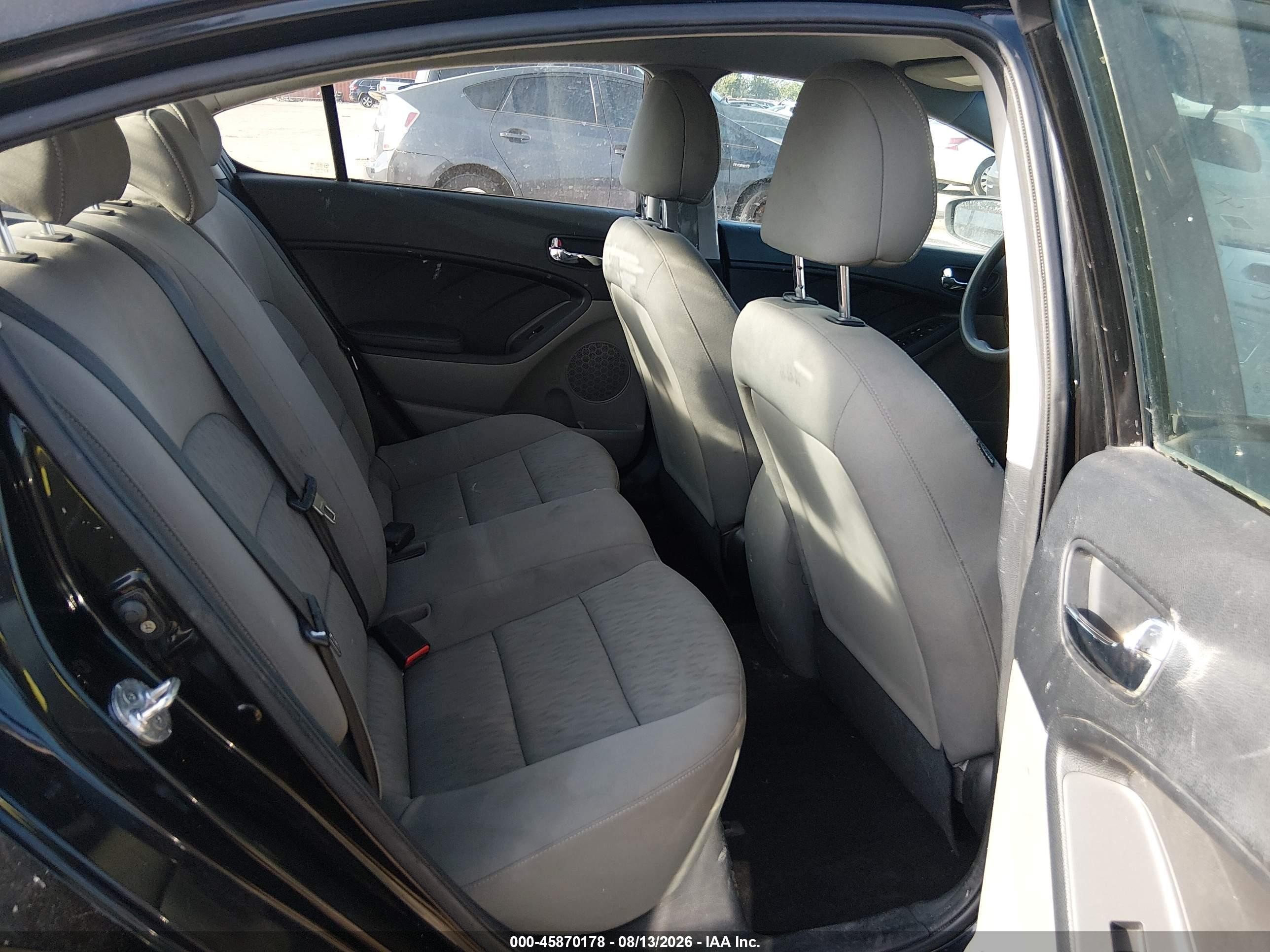 2015 Kia Forte Lx Black vin: KNAFK4A63F5401727