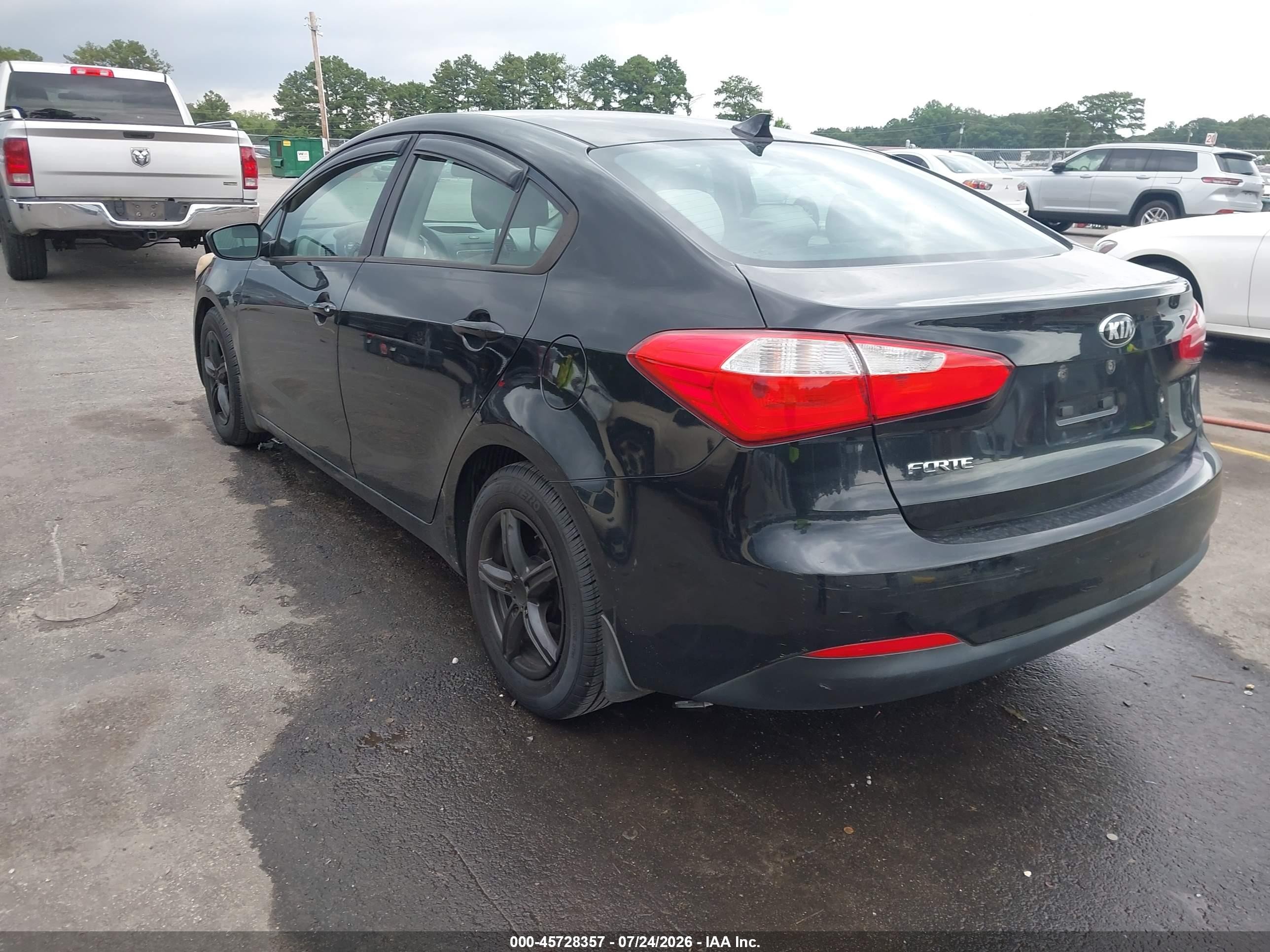 2015 Kia Forte Lx Black vin: KNAFK4A63F5403364