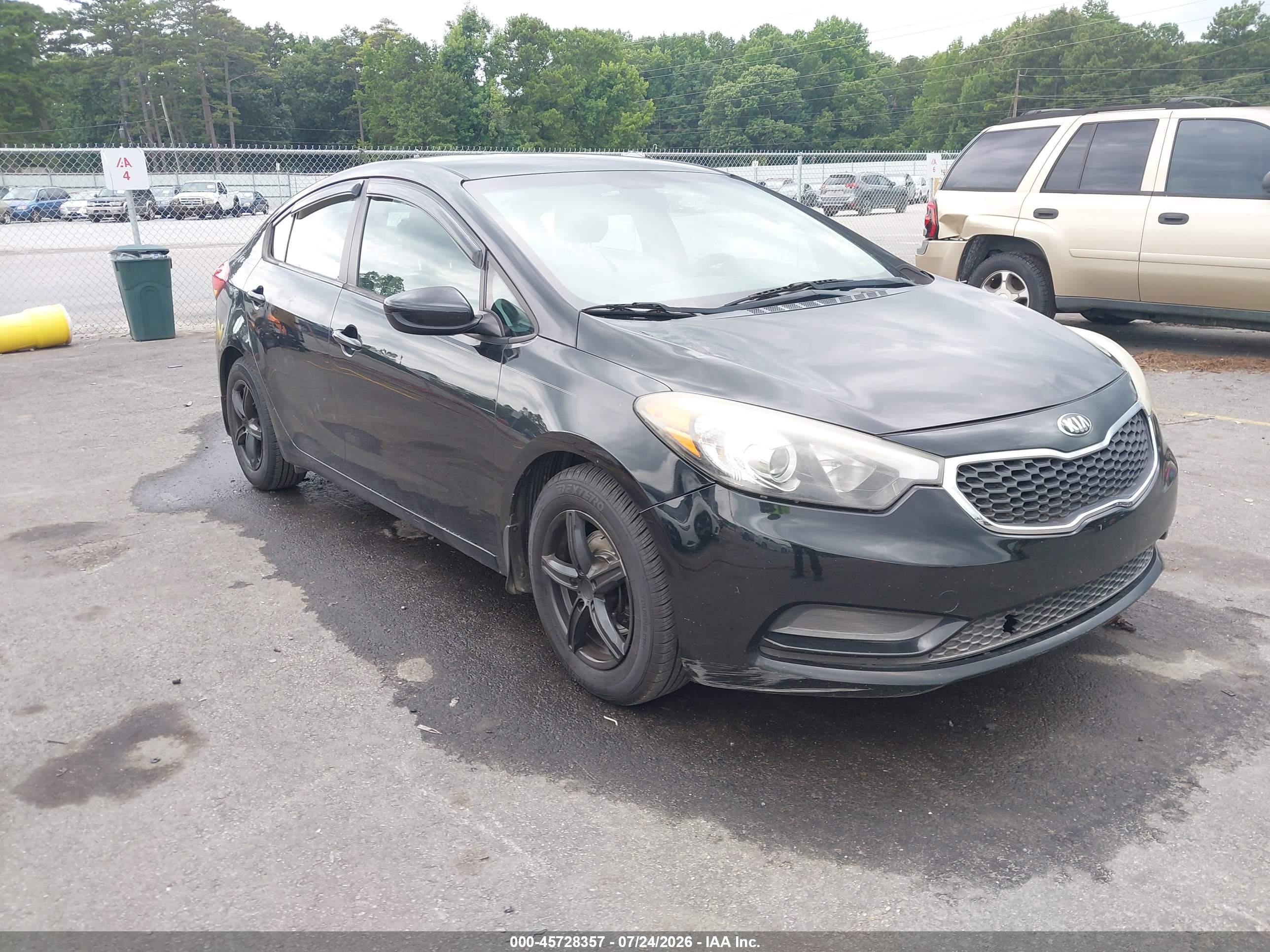 2015 Kia Forte Lx Black vin: KNAFK4A63F5403364