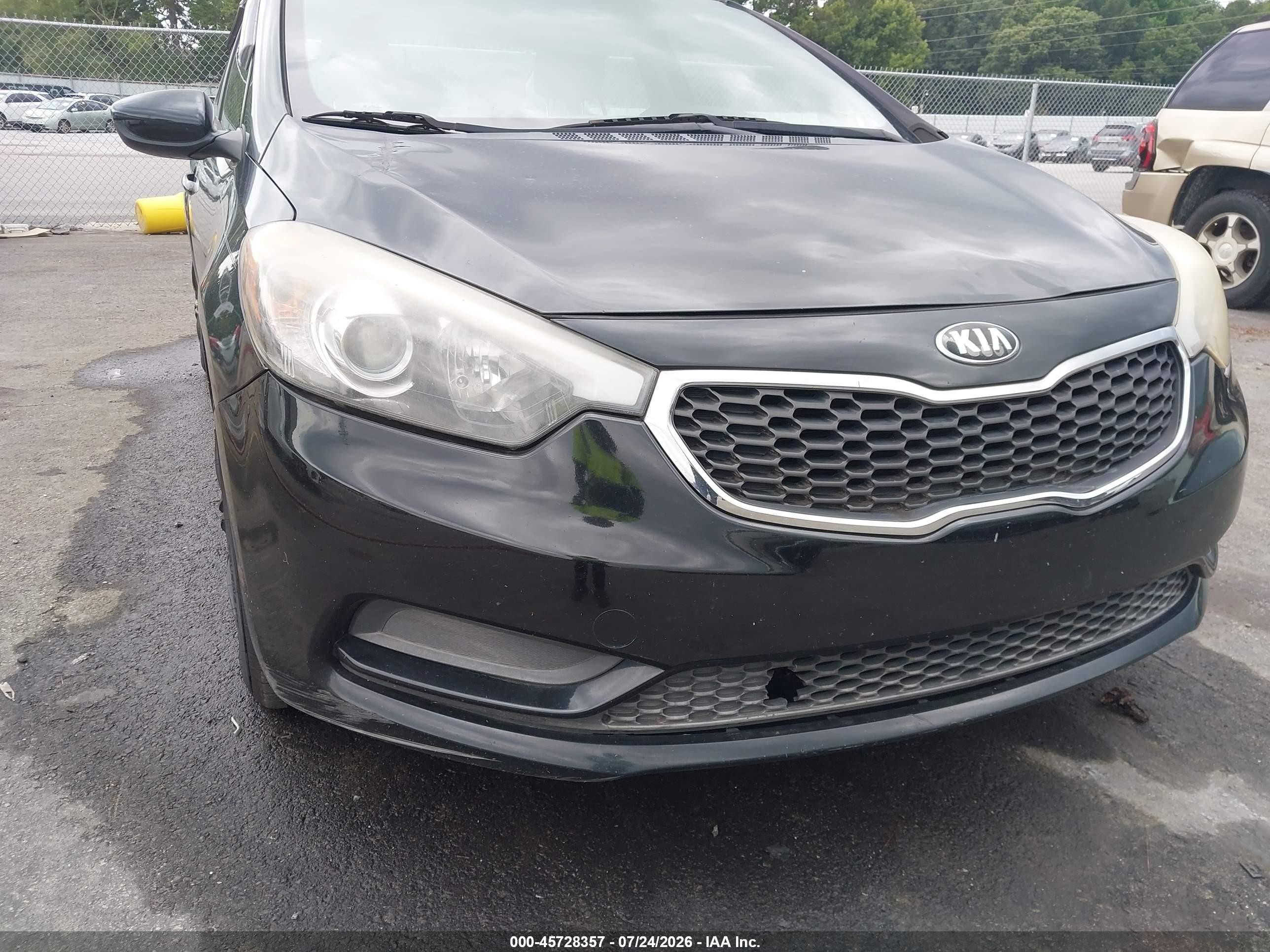 2015 Kia Forte Lx Black vin: KNAFK4A63F5403364