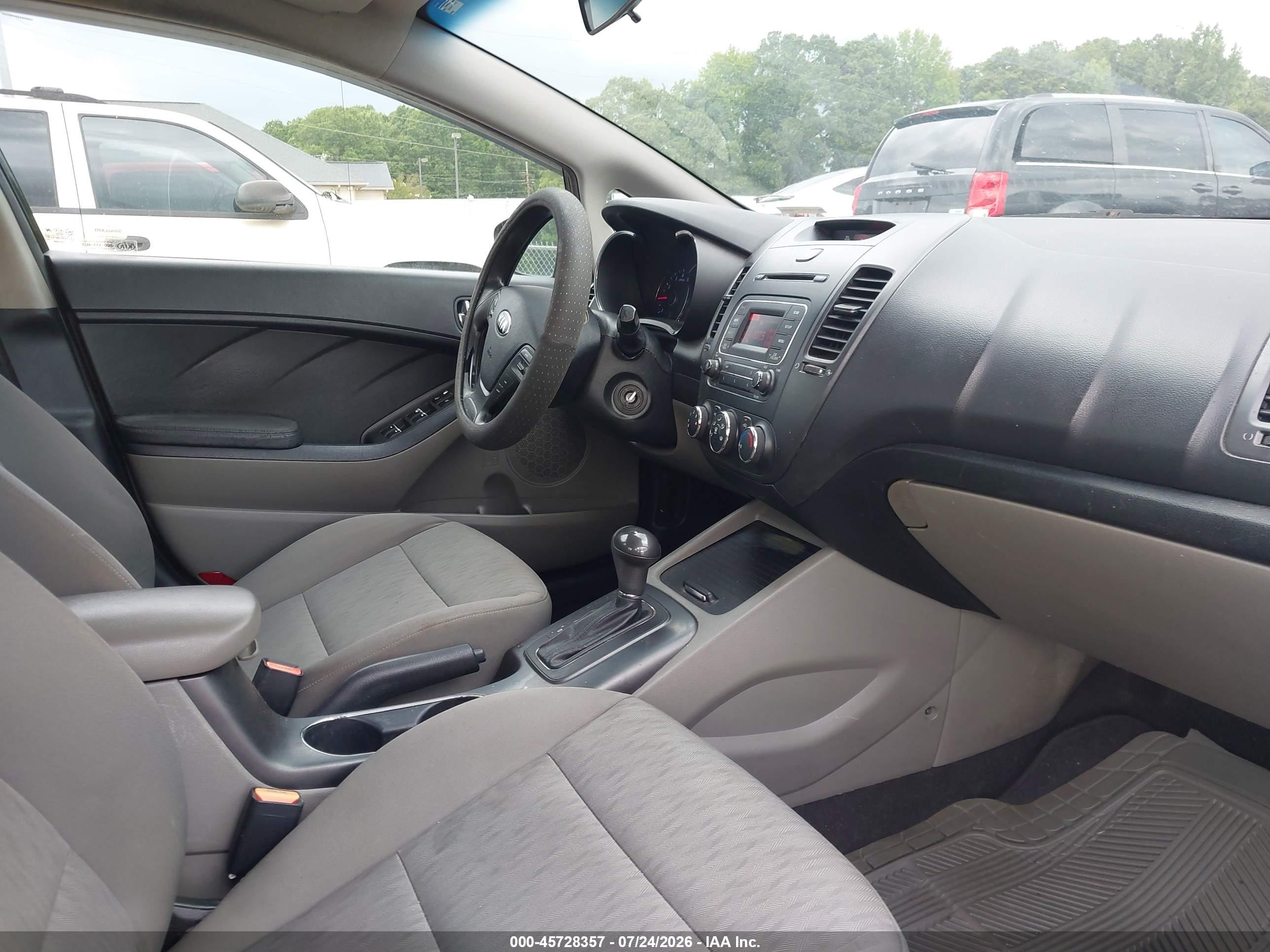2015 Kia Forte Lx Black vin: KNAFK4A63F5403364