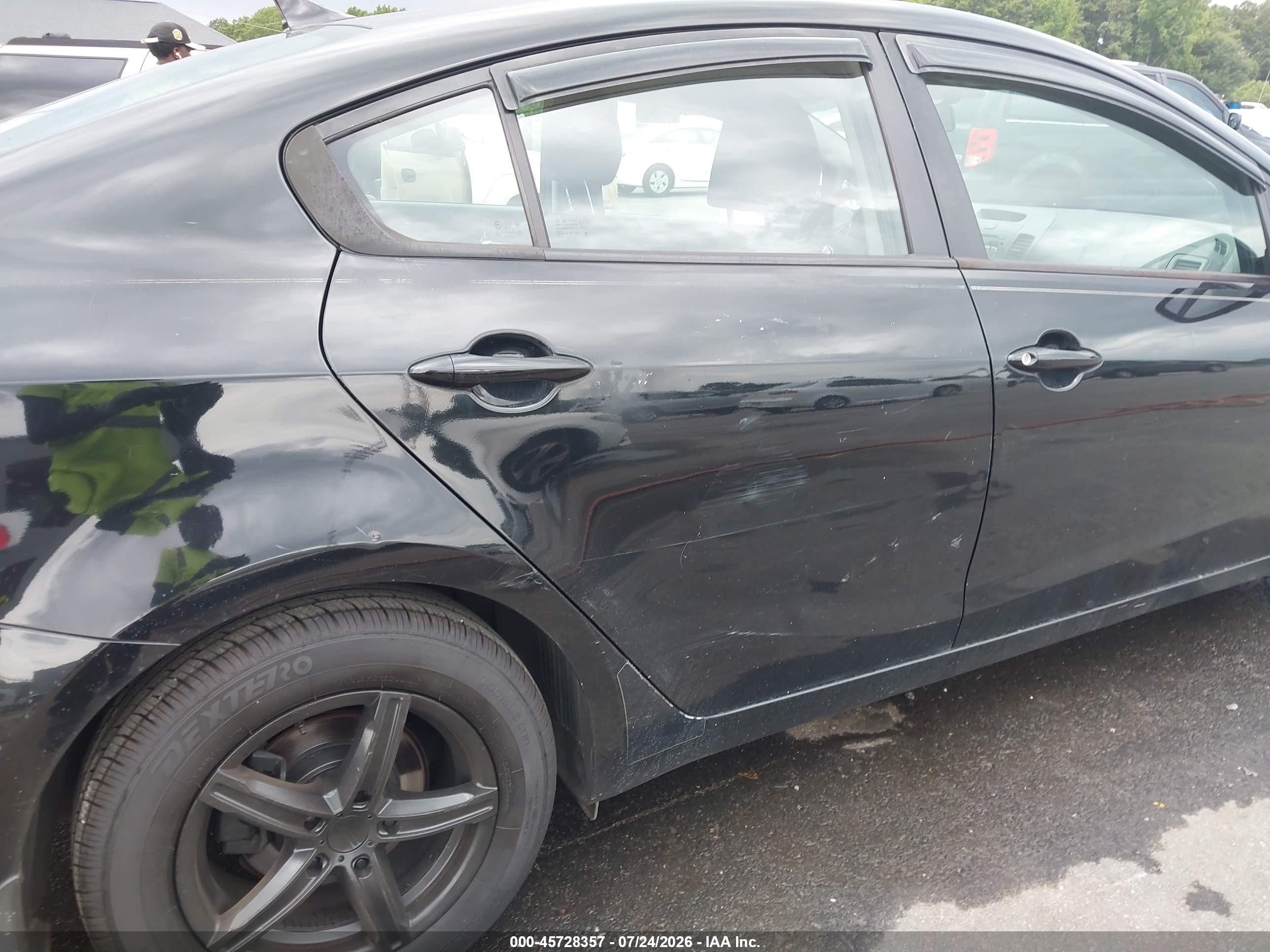 2015 Kia Forte Lx Black vin: KNAFK4A63F5403364