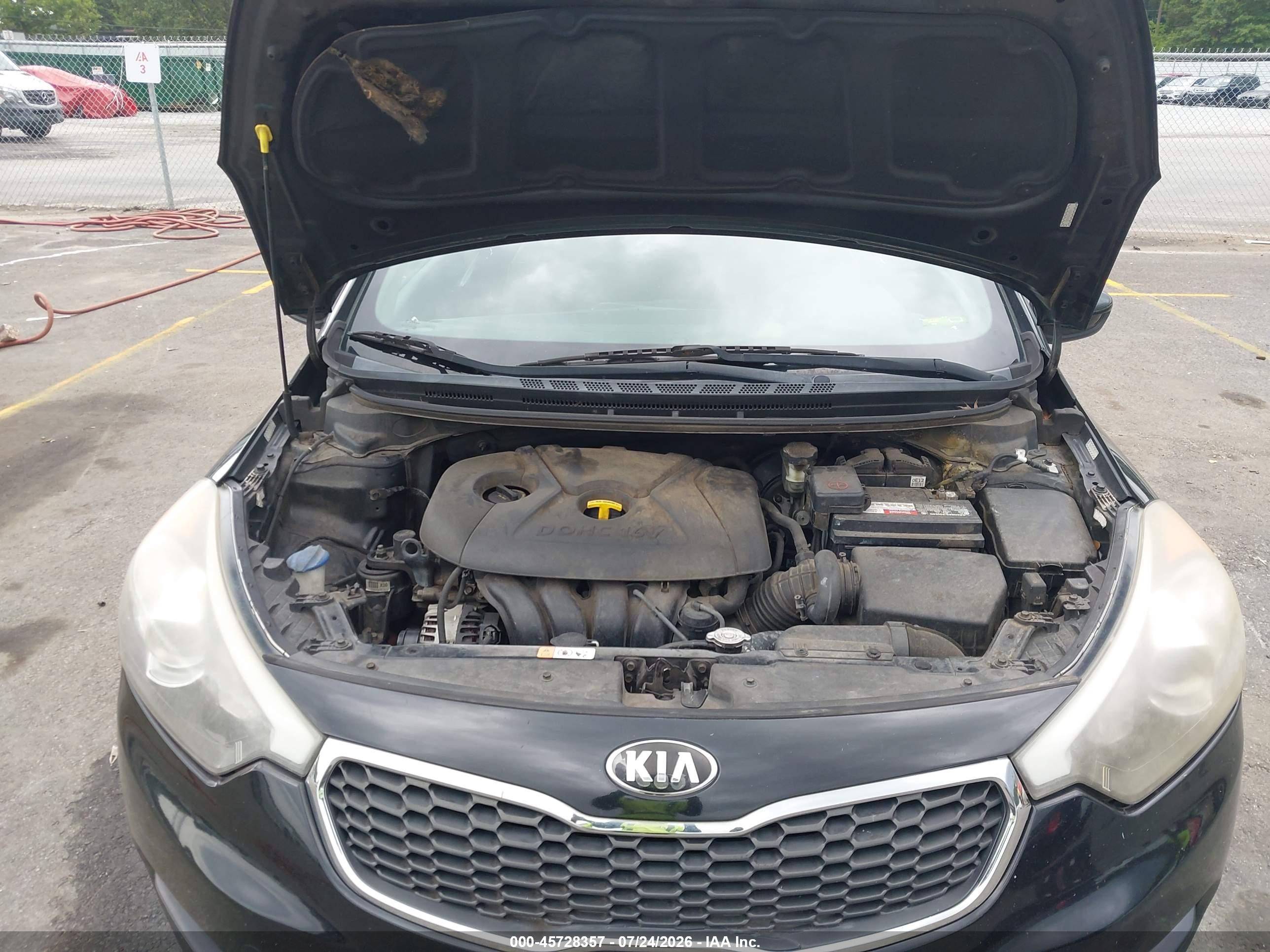 2015 Kia Forte Lx Black vin: KNAFK4A63F5403364