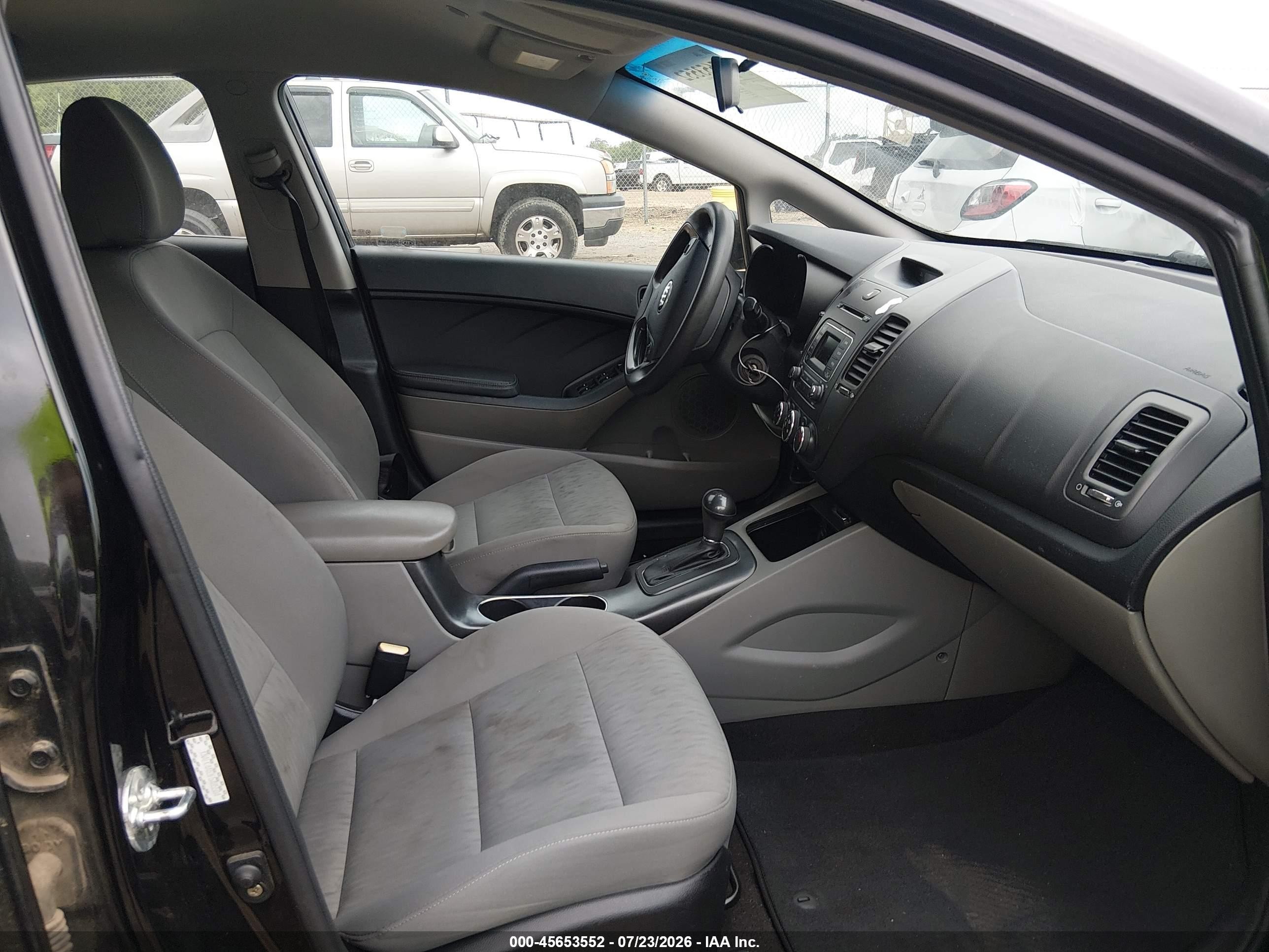 2015 Kia Forte Lx Black vin: KNAFK4A63F5405504