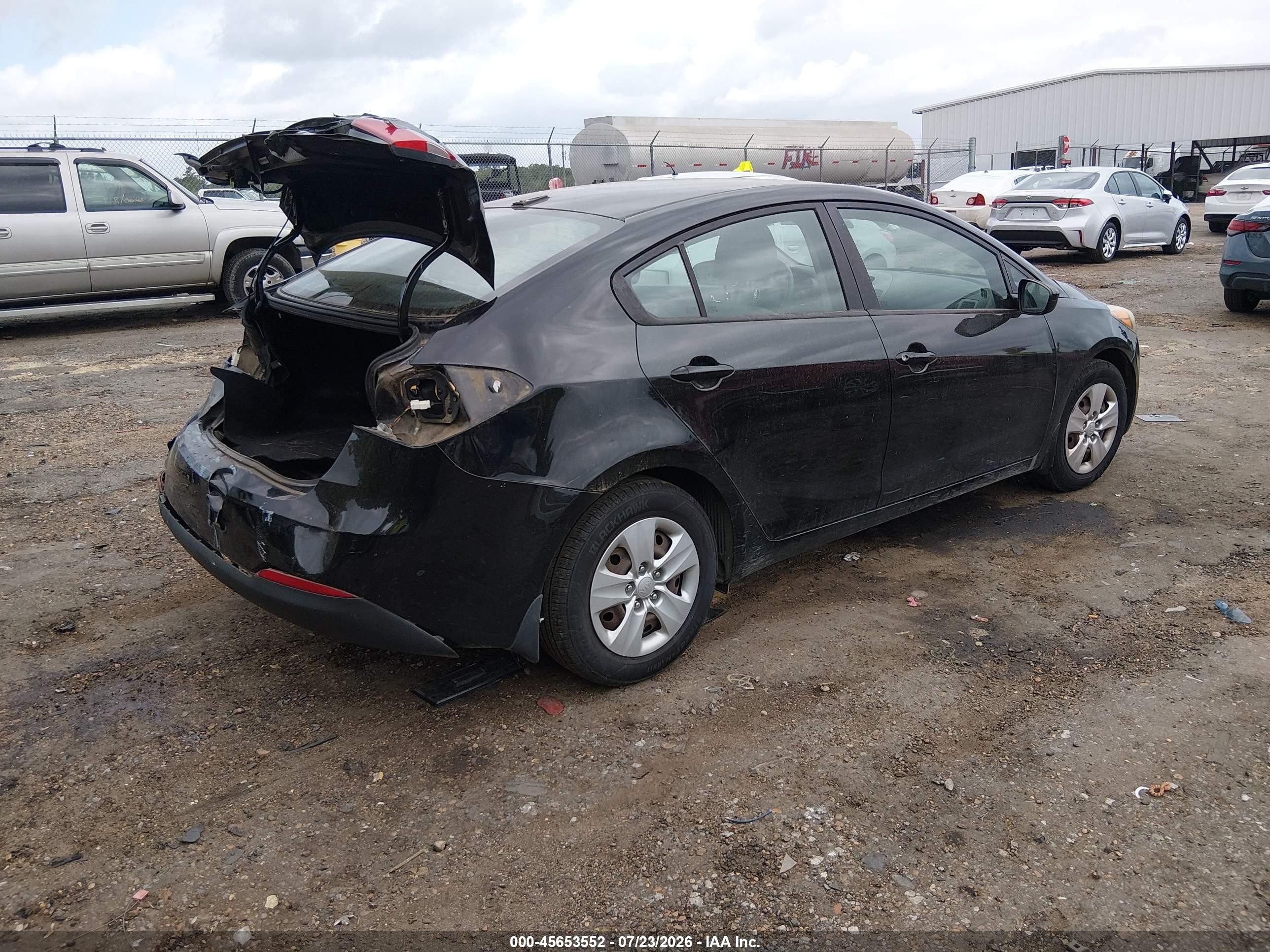 2015 Kia Forte Lx Black vin: KNAFK4A63F5405504