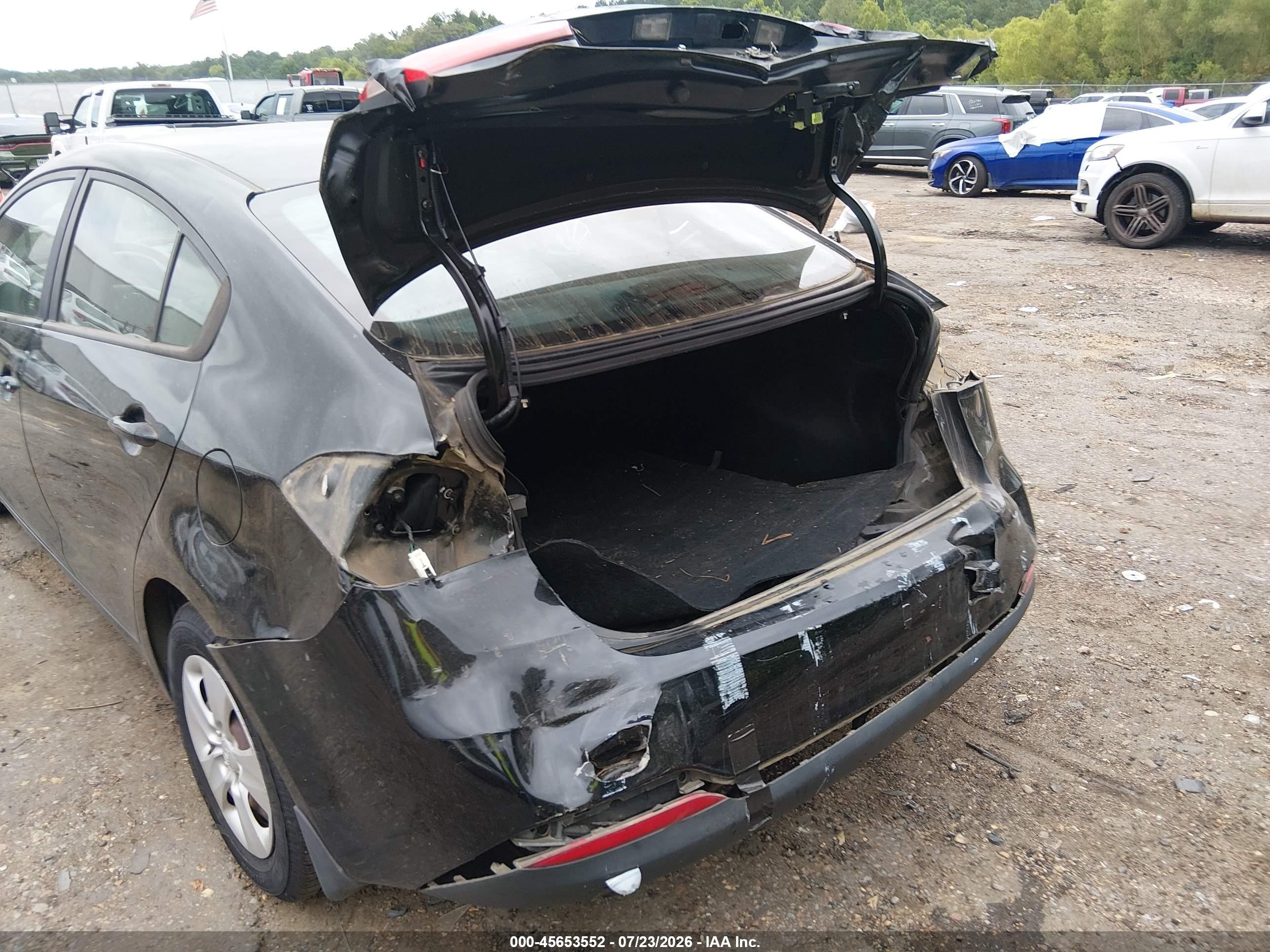 2015 Kia Forte Lx Black vin: KNAFK4A63F5405504
