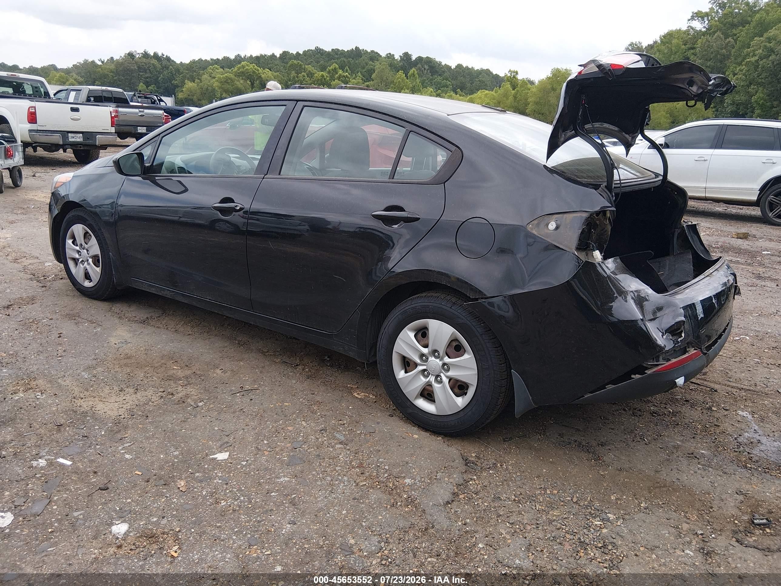 2015 Kia Forte Lx Black vin: KNAFK4A63F5405504