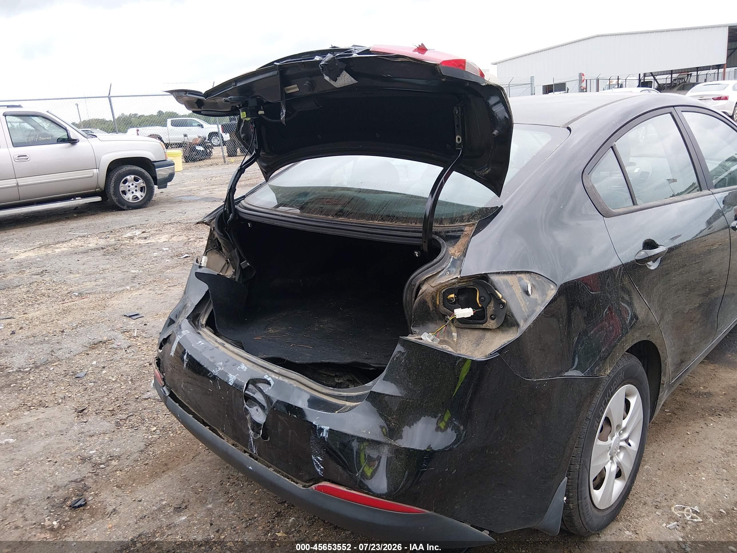 2015 Kia Forte Lx Black vin: KNAFK4A63F5405504