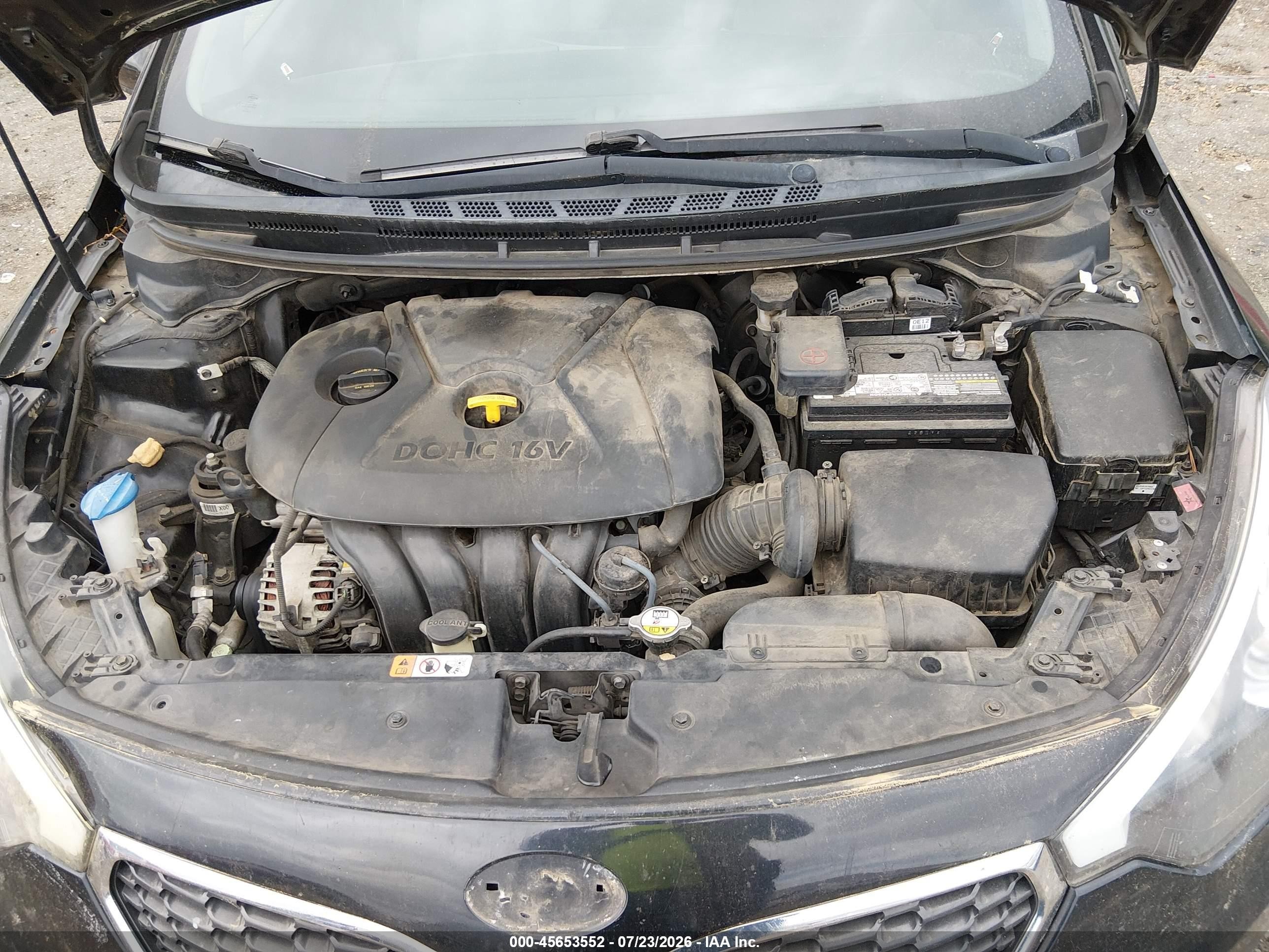2015 Kia Forte Lx Black vin: KNAFK4A63F5405504
