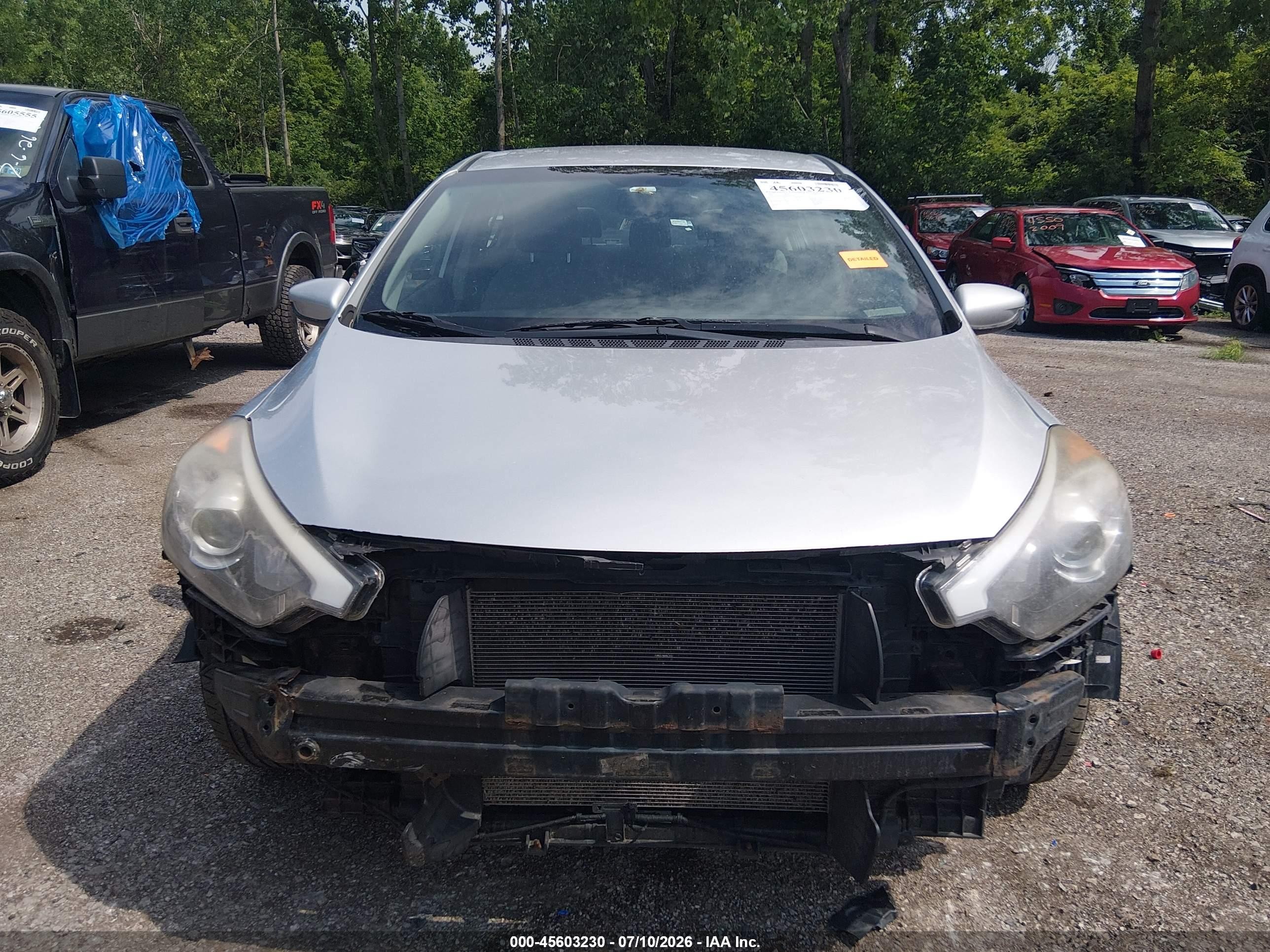 2015 Kia Forte Lx Silver vin: KNAFK4A63F5417328