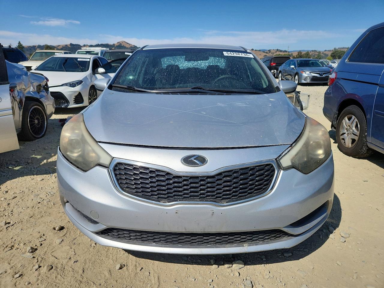 2015 Kia Forte Lx Silver vin: KNAFK4A63F5423808