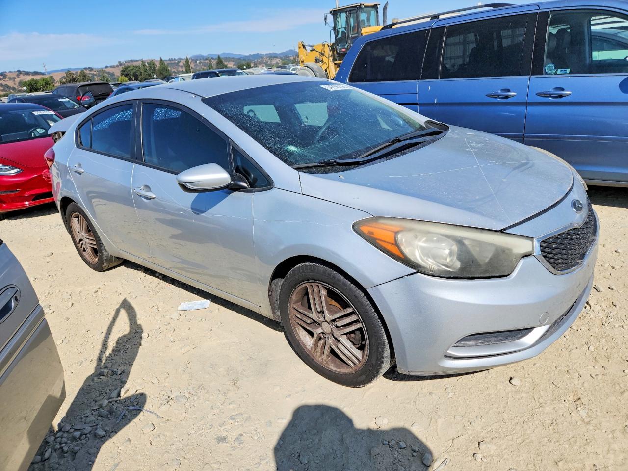 2015 Kia Forte Lx Silver vin: KNAFK4A63F5423808