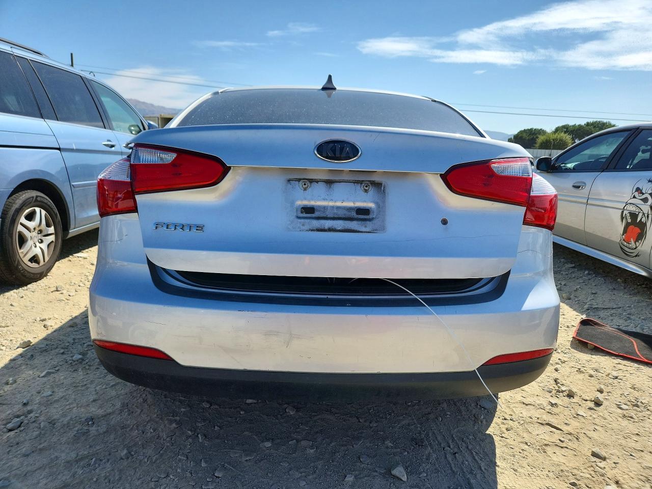 2015 Kia Forte Lx Silver vin: KNAFK4A63F5423808