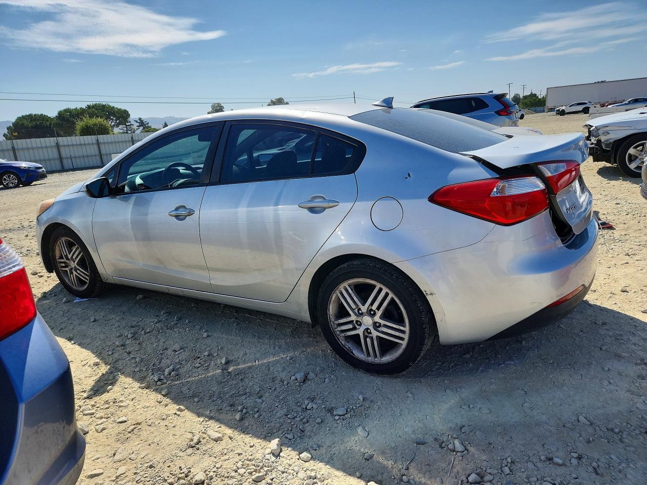 2015 Kia Forte Lx Silver vin: KNAFK4A63F5423808