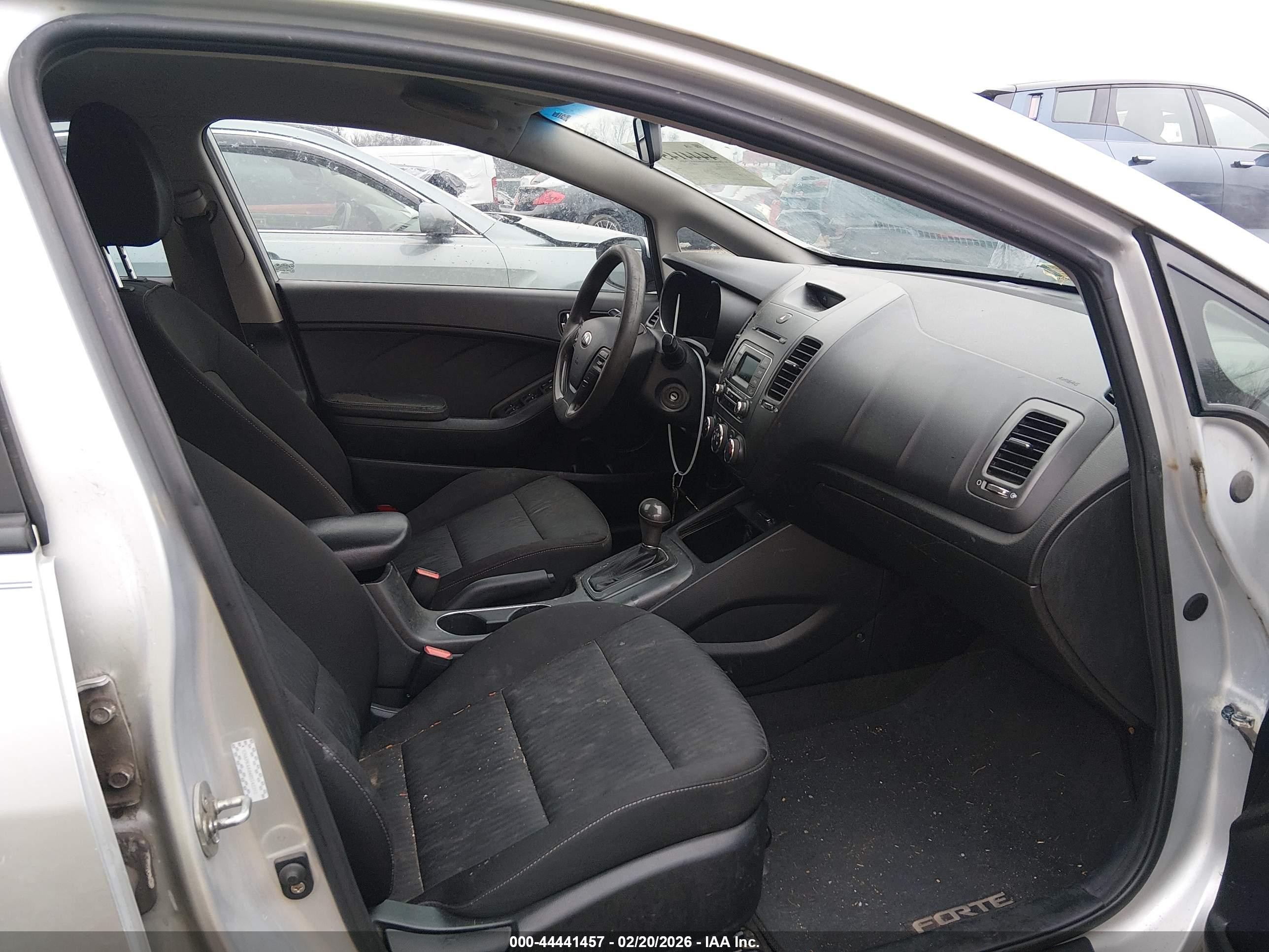 2014 Kia Forte Lx Silver vin: KNAFK4A64E5142373