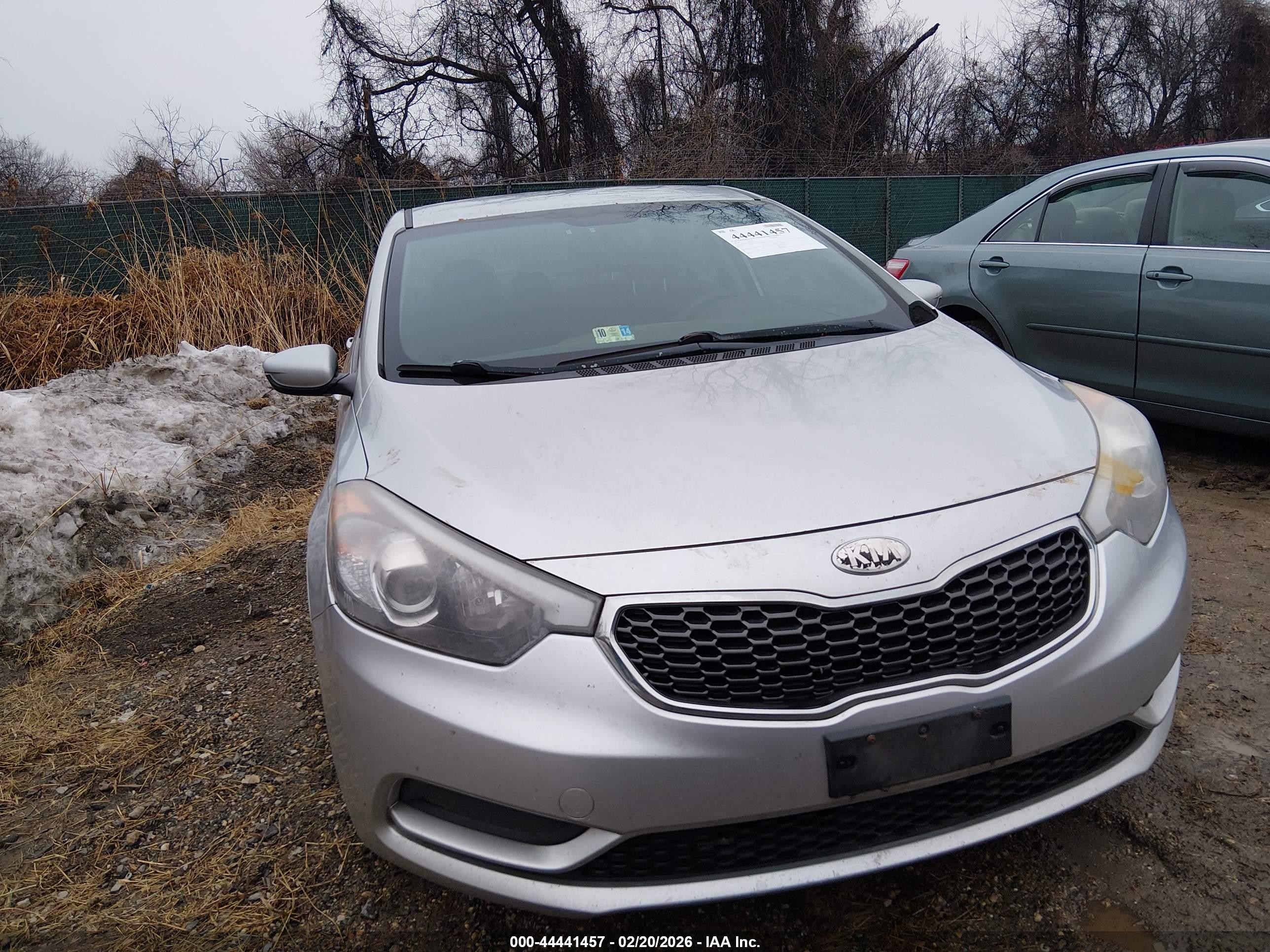 2014 Kia Forte Lx Silver vin: KNAFK4A64E5142373
