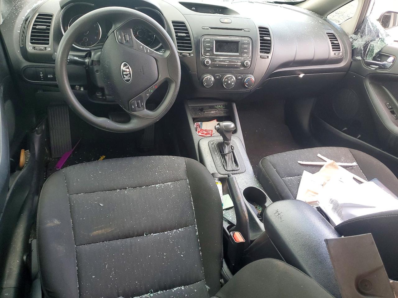 2014 Kia Forte Lx Silver vin: KNAFK4A64E5148660