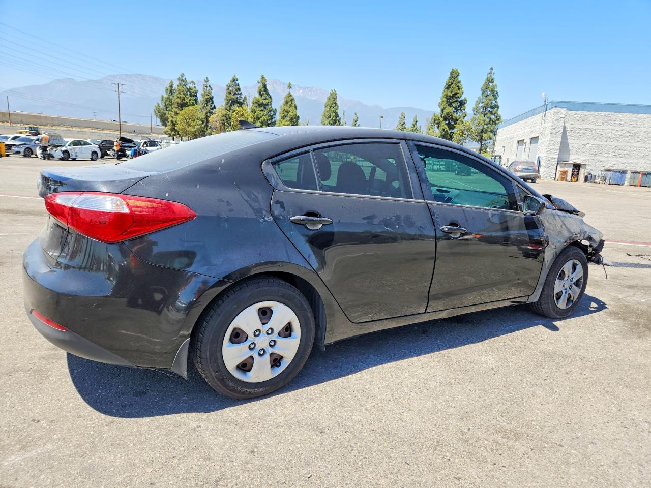 2015 Kia Forte Lx Black vin: KNAFK4A64F5291674