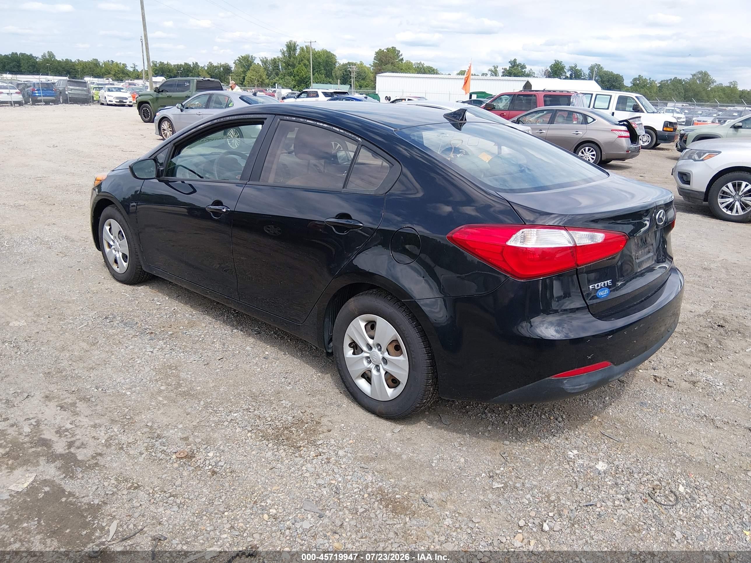 2015 Kia Forte Lx Black vin: KNAFK4A64F5320557