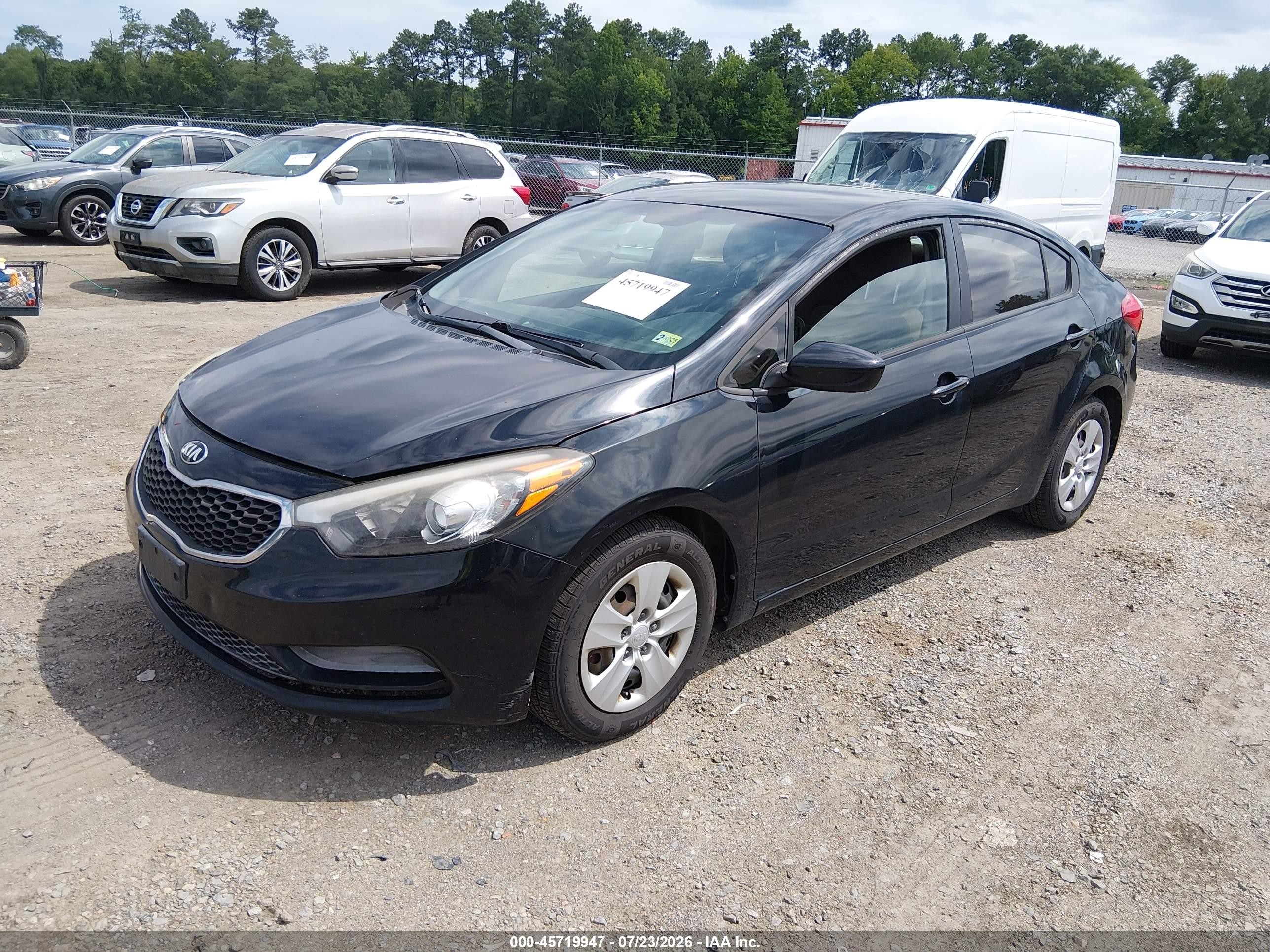 2015 Kia Forte Lx Black vin: KNAFK4A64F5320557