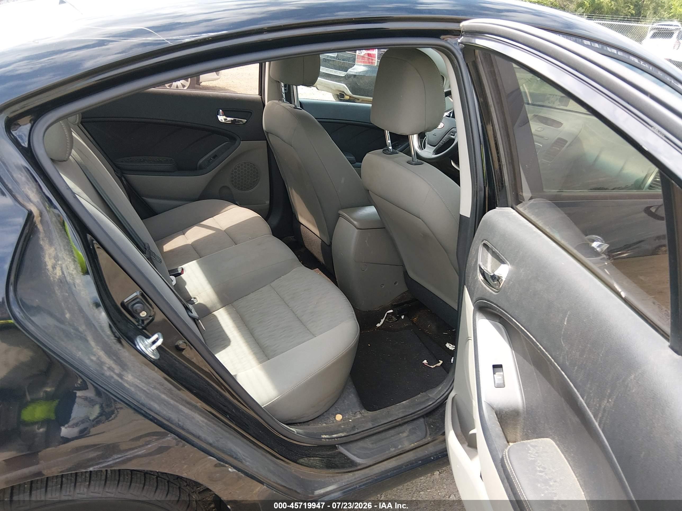 2015 Kia Forte Lx Black vin: KNAFK4A64F5320557