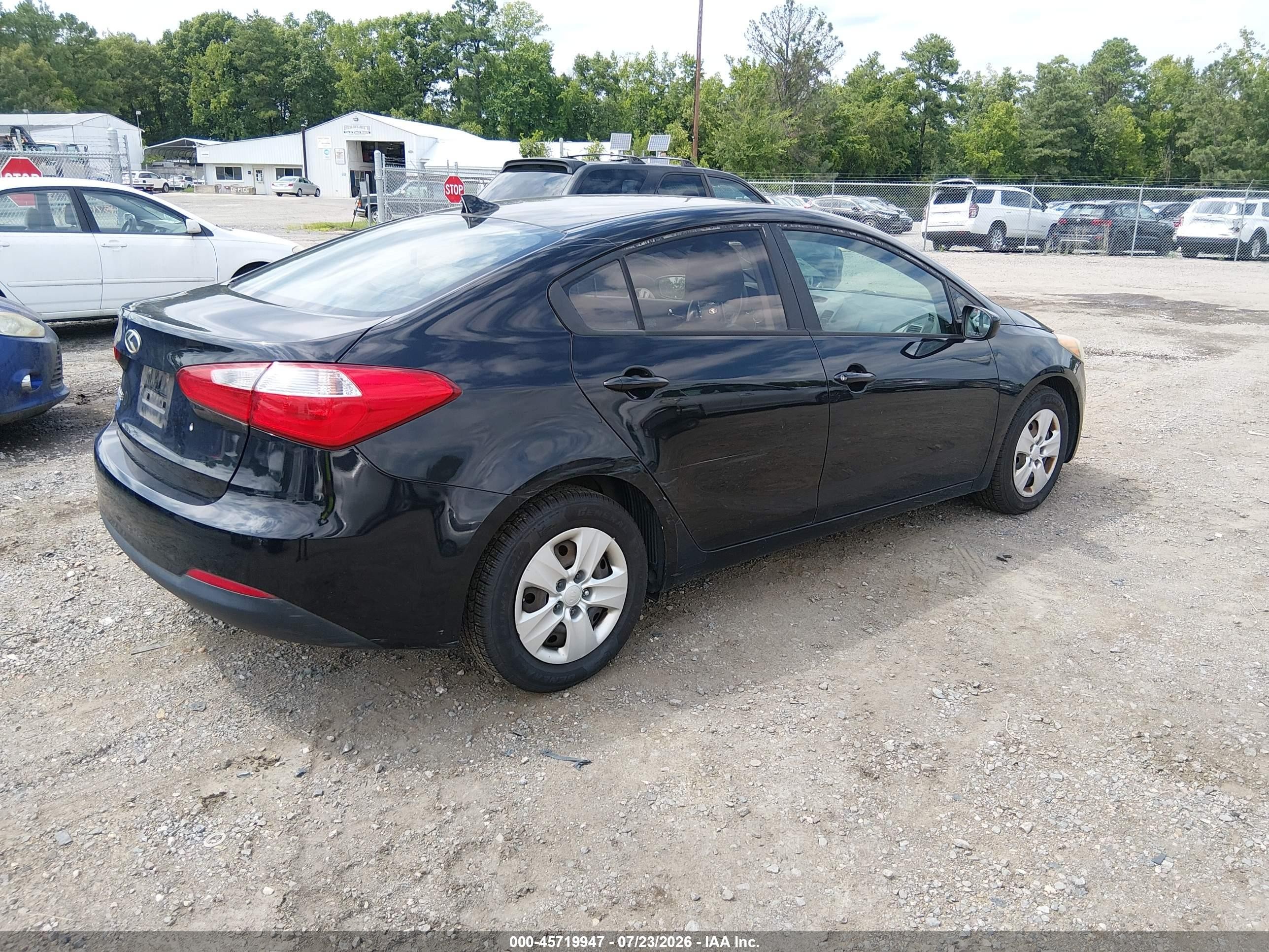 2015 Kia Forte Lx Black vin: KNAFK4A64F5320557