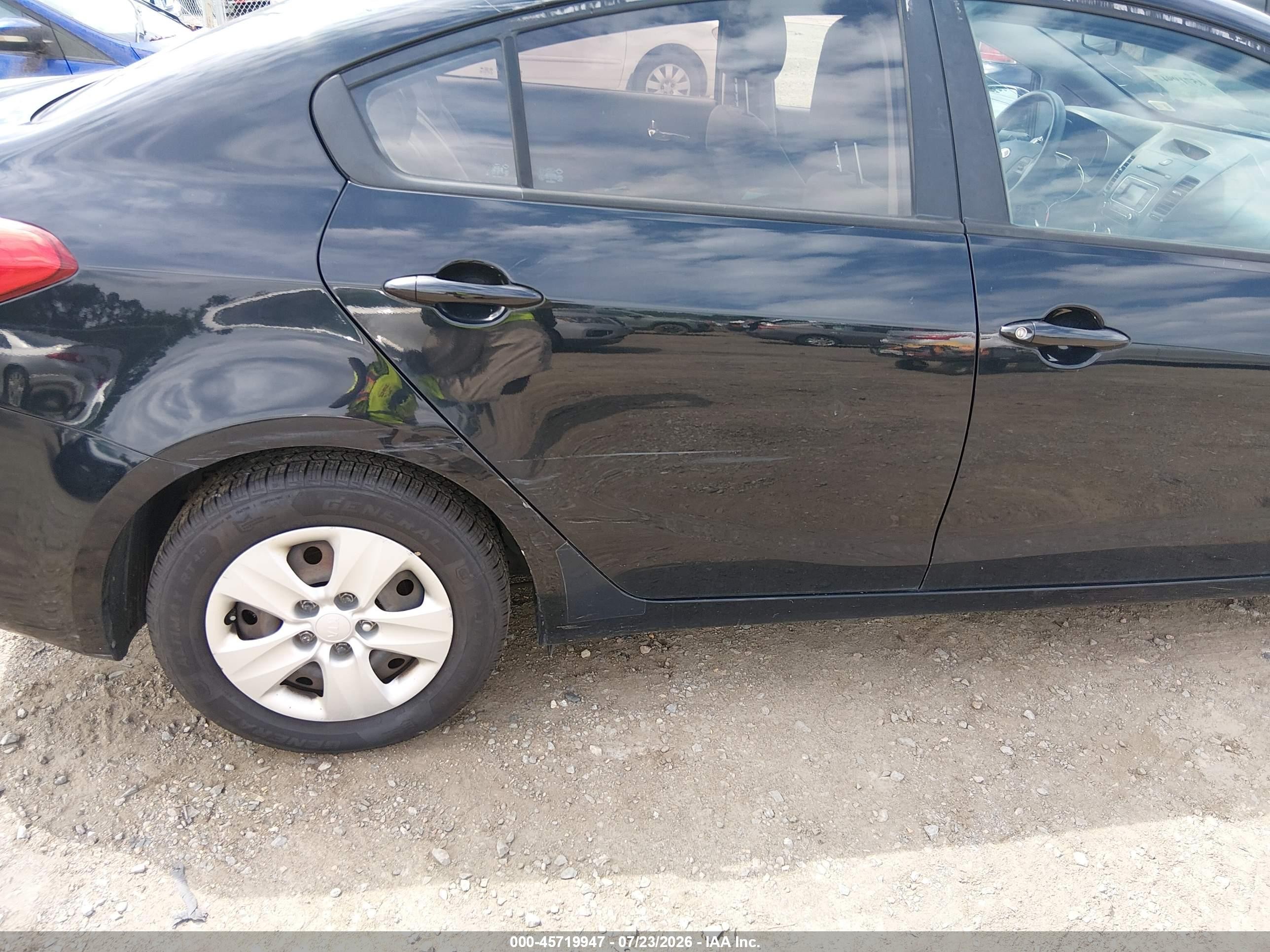 2015 Kia Forte Lx Black vin: KNAFK4A64F5320557