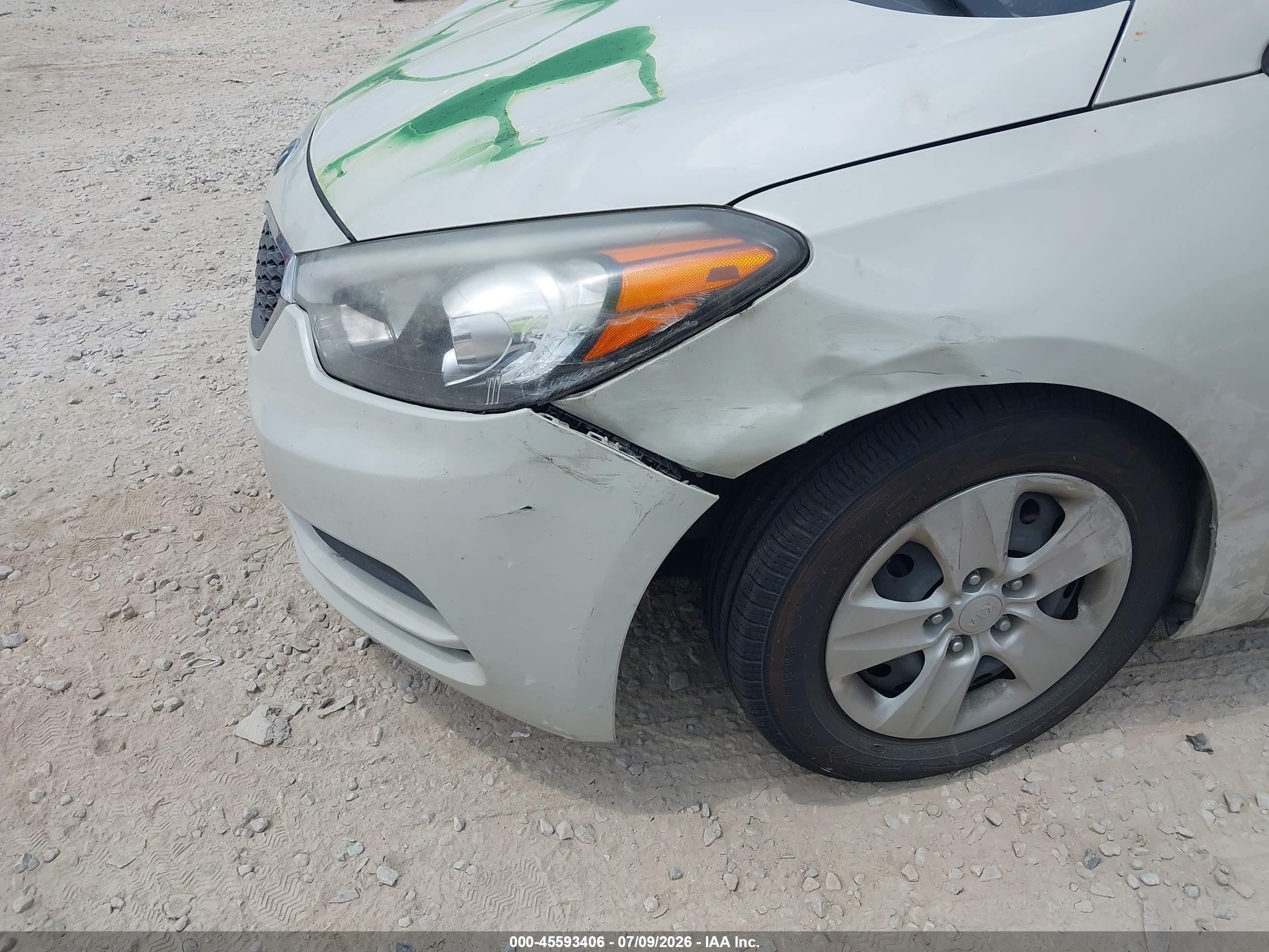 2015 Kia Forte Lx Серый vin: KNAFK4A64F5340467