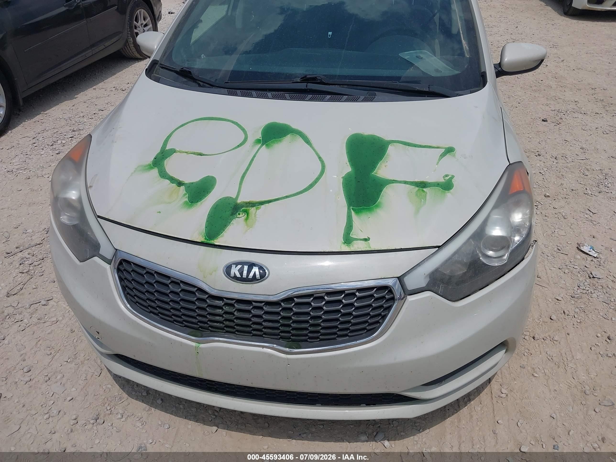 2015 Kia Forte Lx Серый vin: KNAFK4A64F5340467