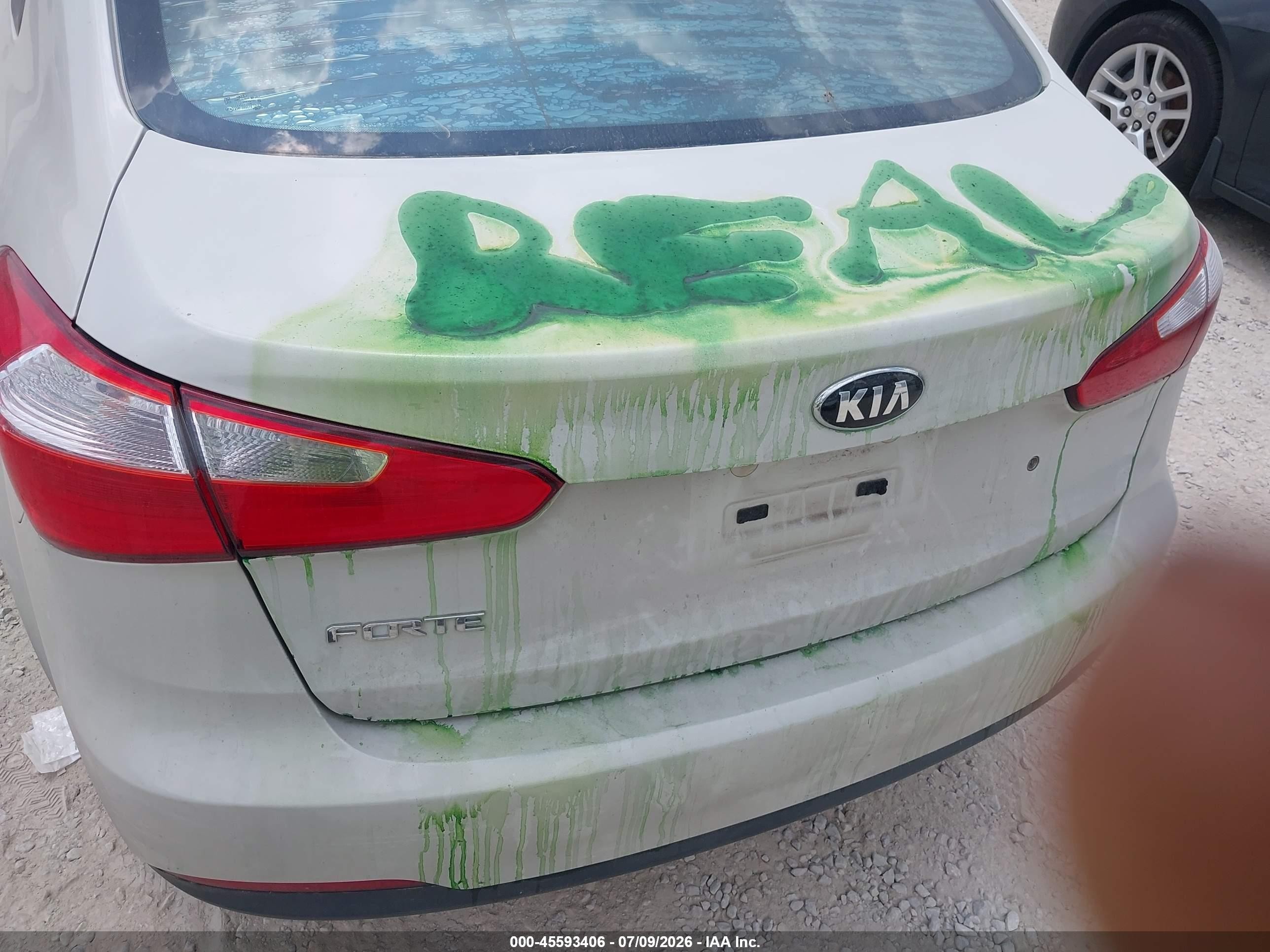 2015 Kia Forte Lx Серый vin: KNAFK4A64F5340467
