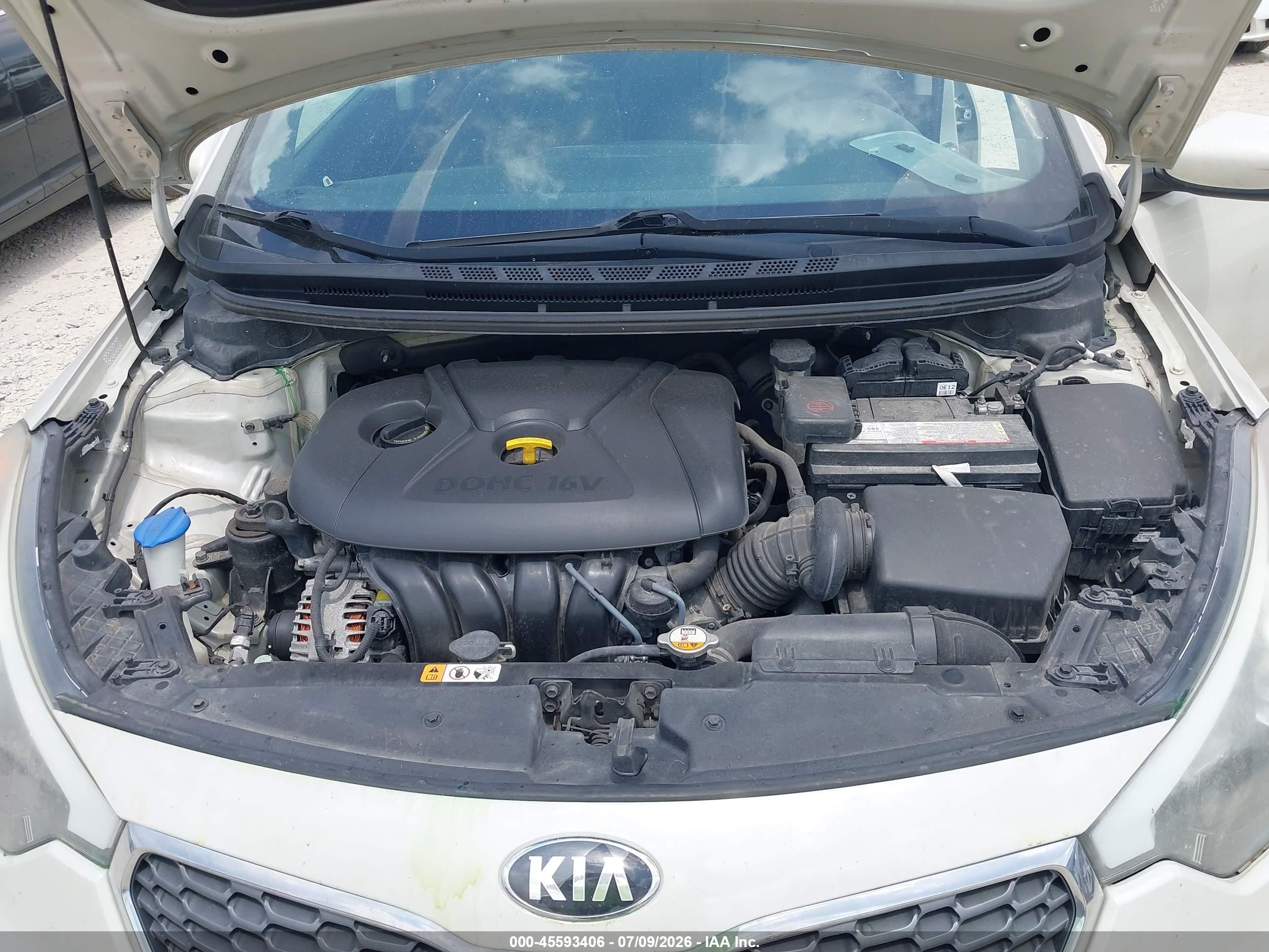 2015 Kia Forte Lx Серый vin: KNAFK4A64F5340467