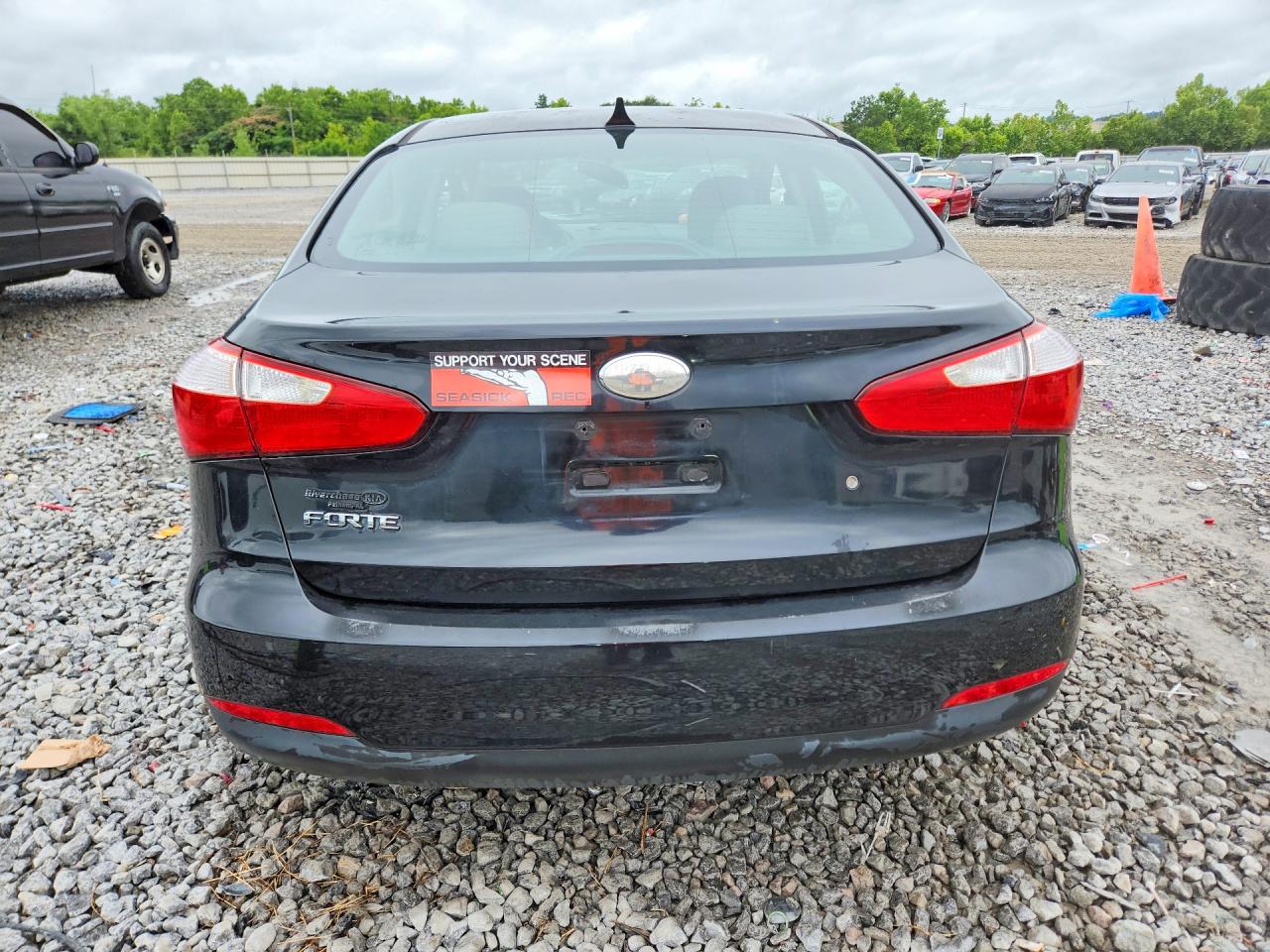 2015 Kia Forte Lx Black vin: KNAFK4A64F5347368