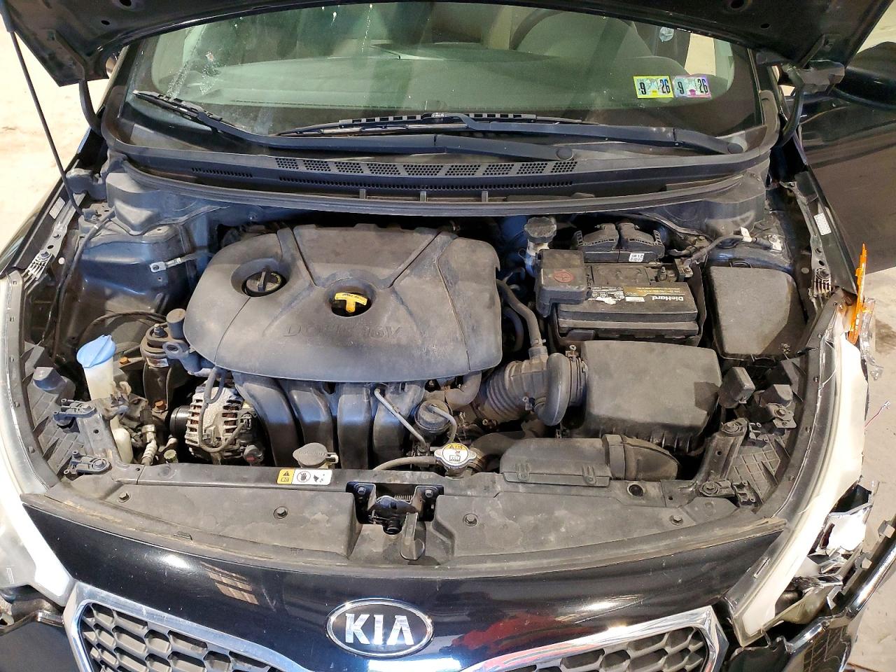 2015 Kia Forte Lx Black vin: KNAFK4A64F5408184