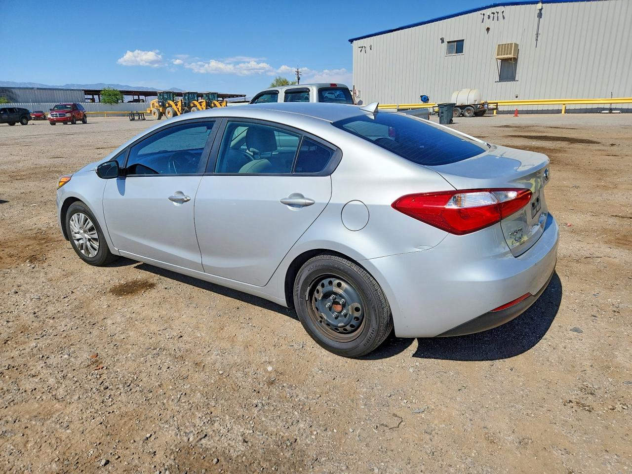 2015 Kia Forte Lx Silver vin: KNAFK4A64F5425809